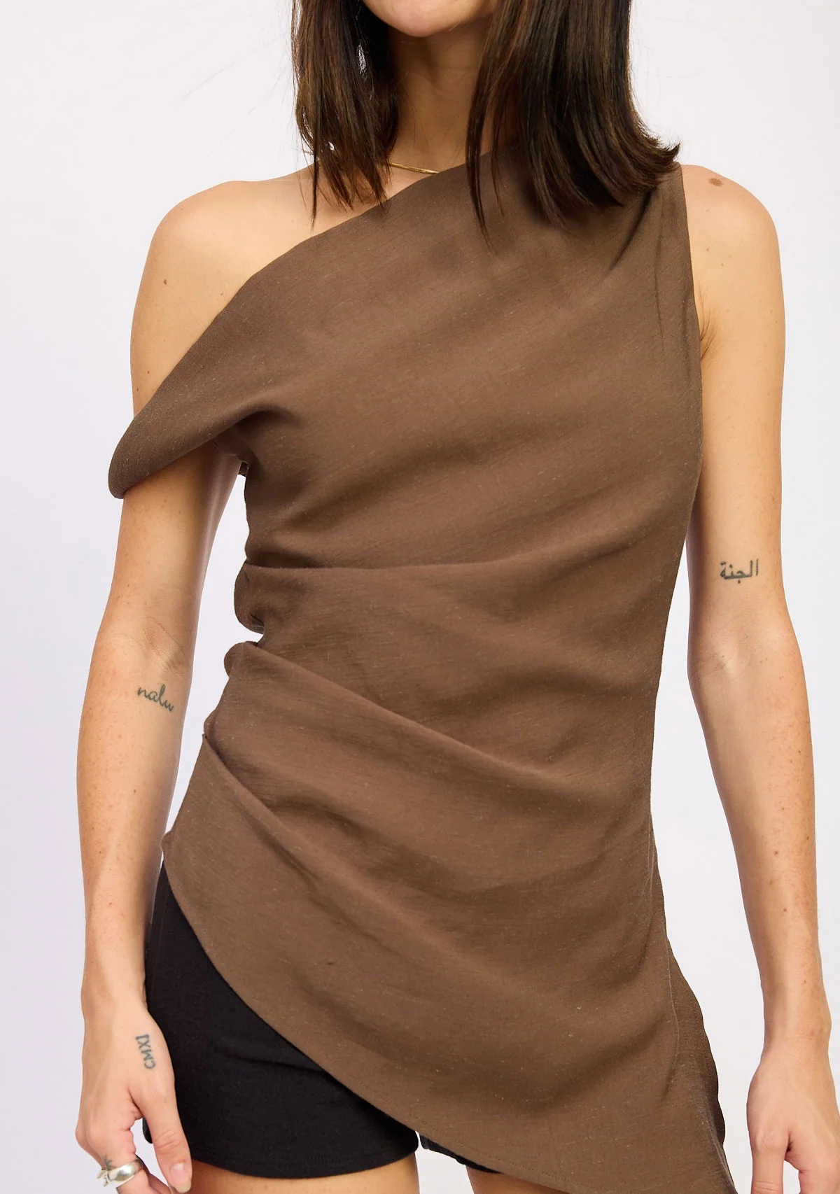 Asymmetrical Tunic Top - Image 3