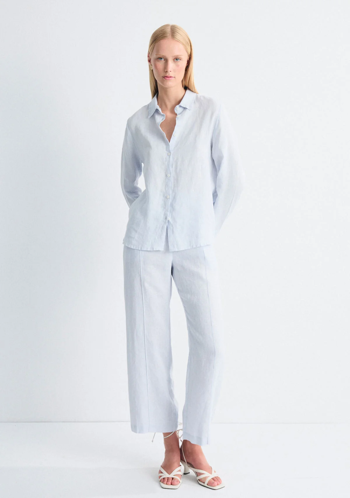 Aurora Blouse Sky - Image 4