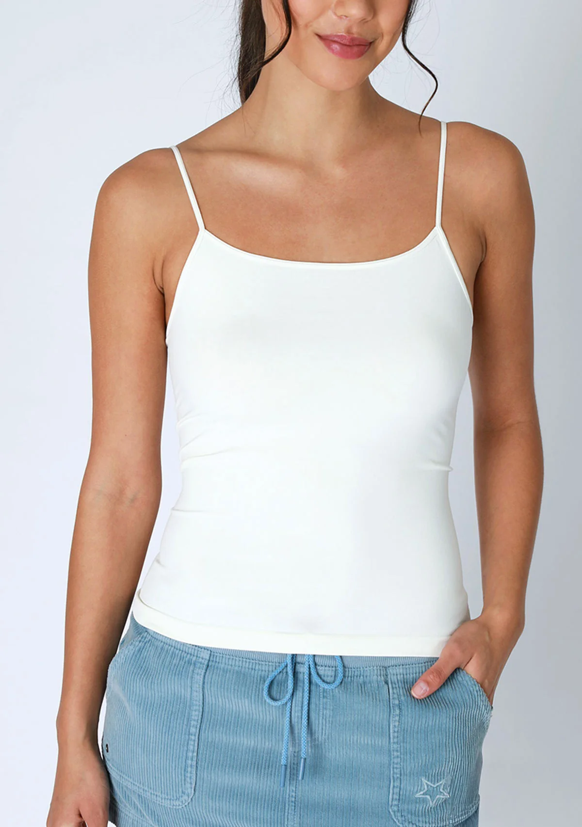 Basic Short Cami Tank Top - Image 2