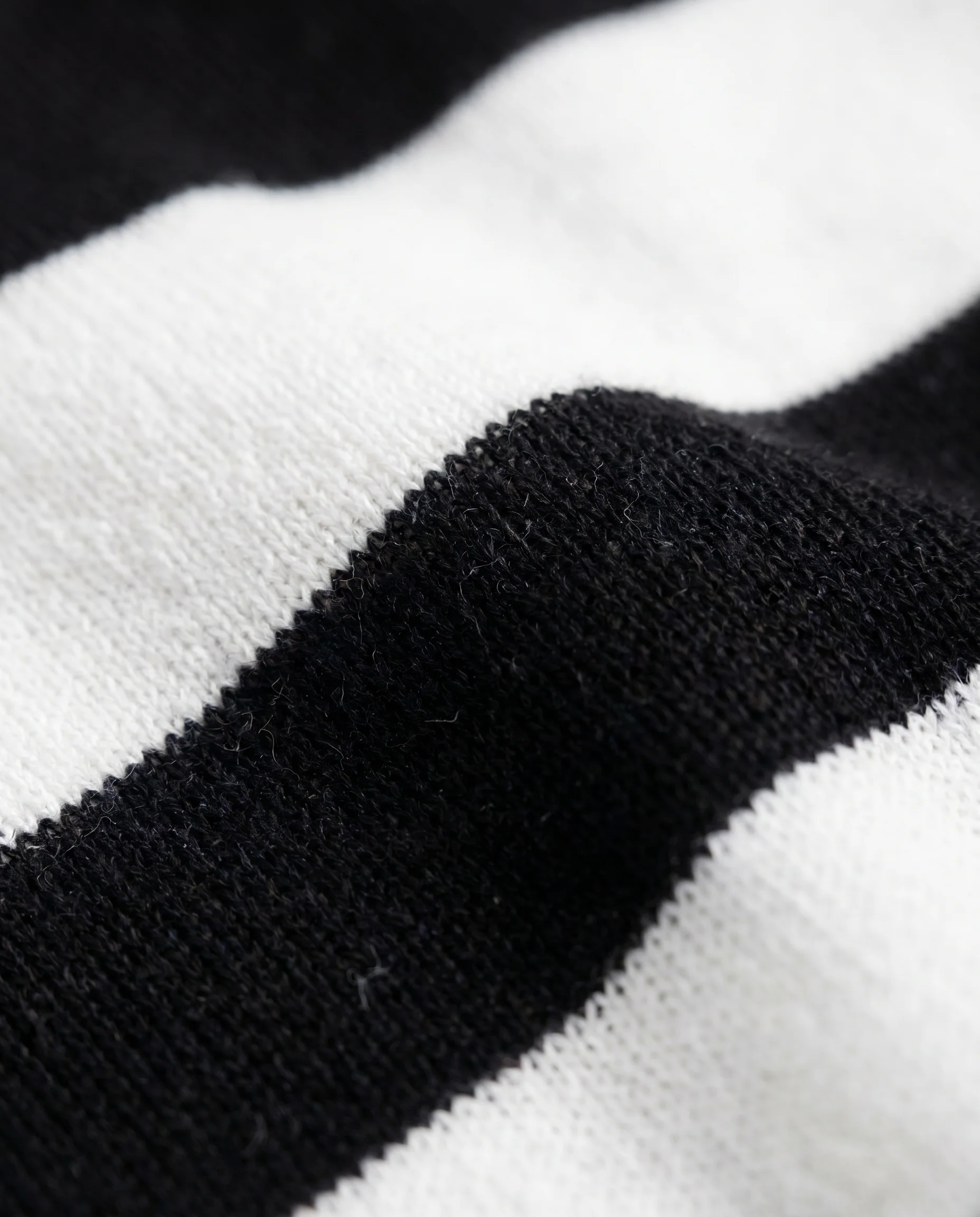 Black Stripes Knit Sweater Black/White Stripes - Image 7