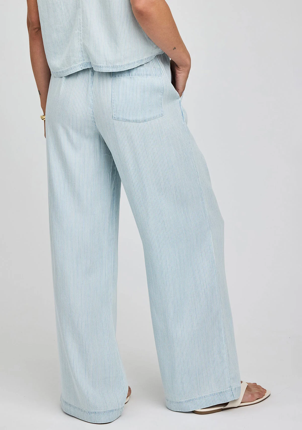 Camille Pant Blue Stripe - Image 3