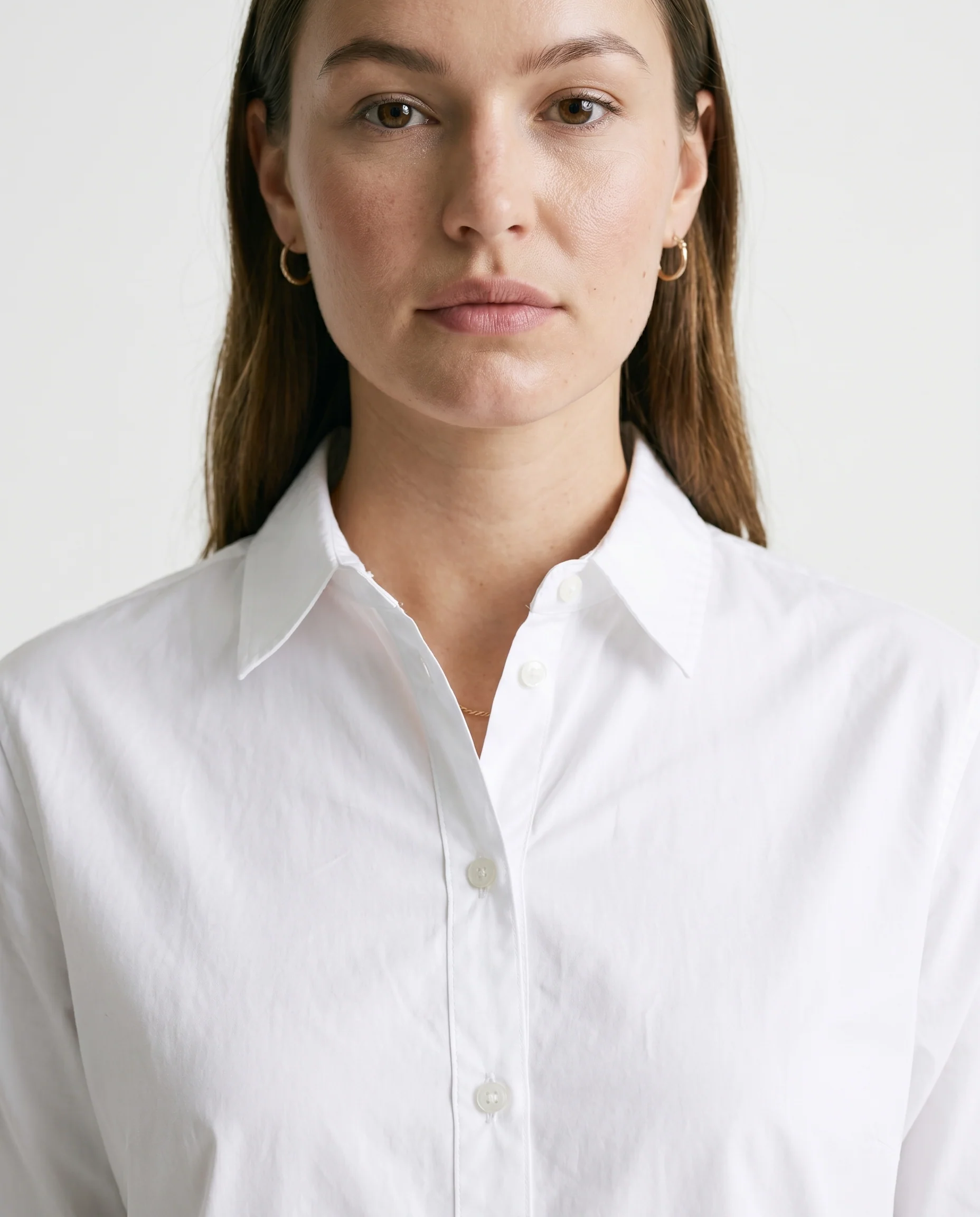 Classic Button-Down Shirt White - Image 3