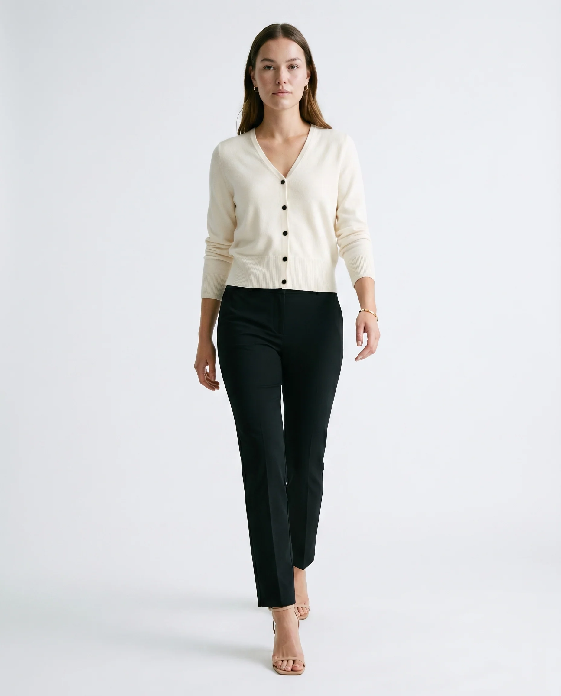 Classic White Cardigan White - Image 2