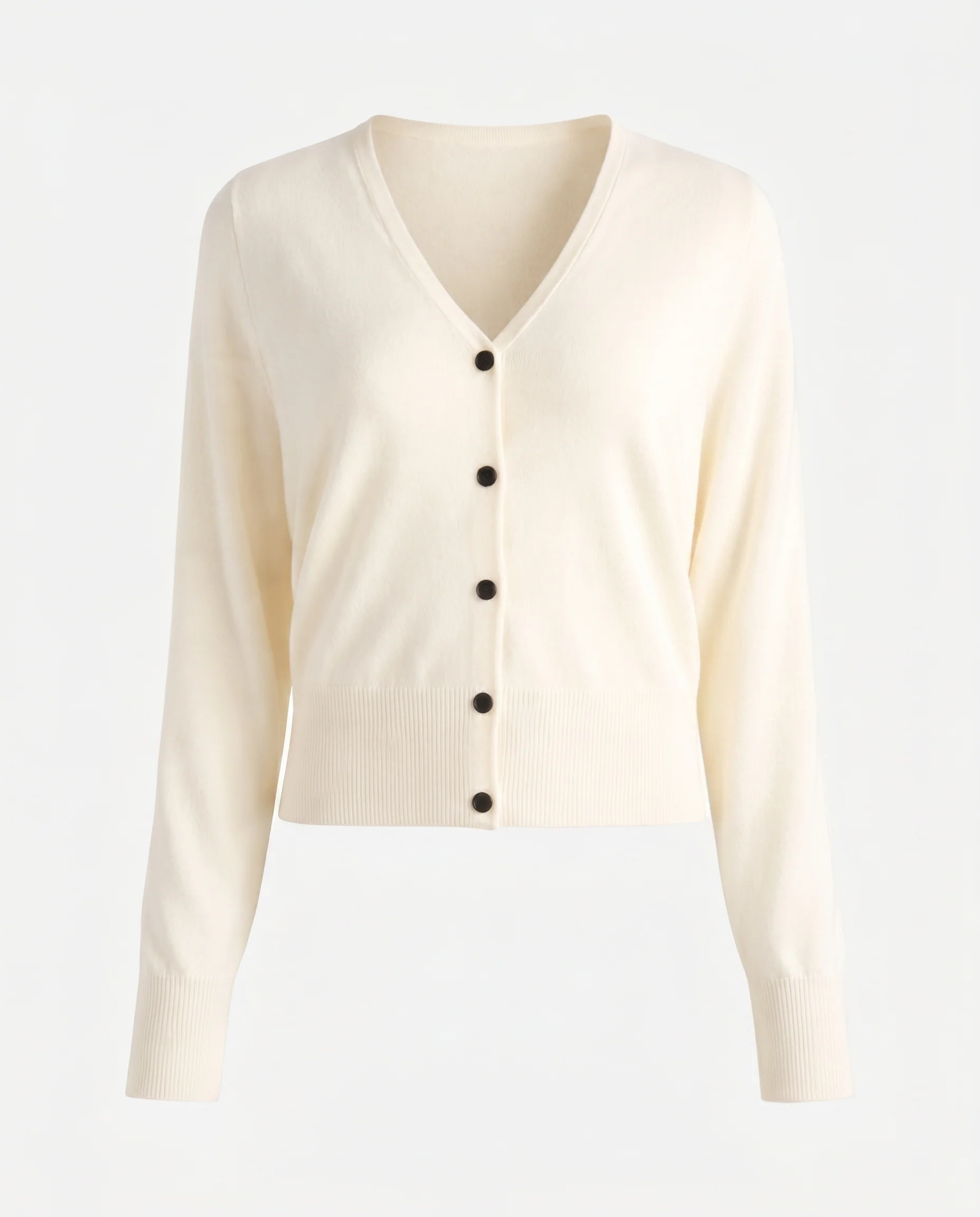 Classic White Cardigan White - Image 7
