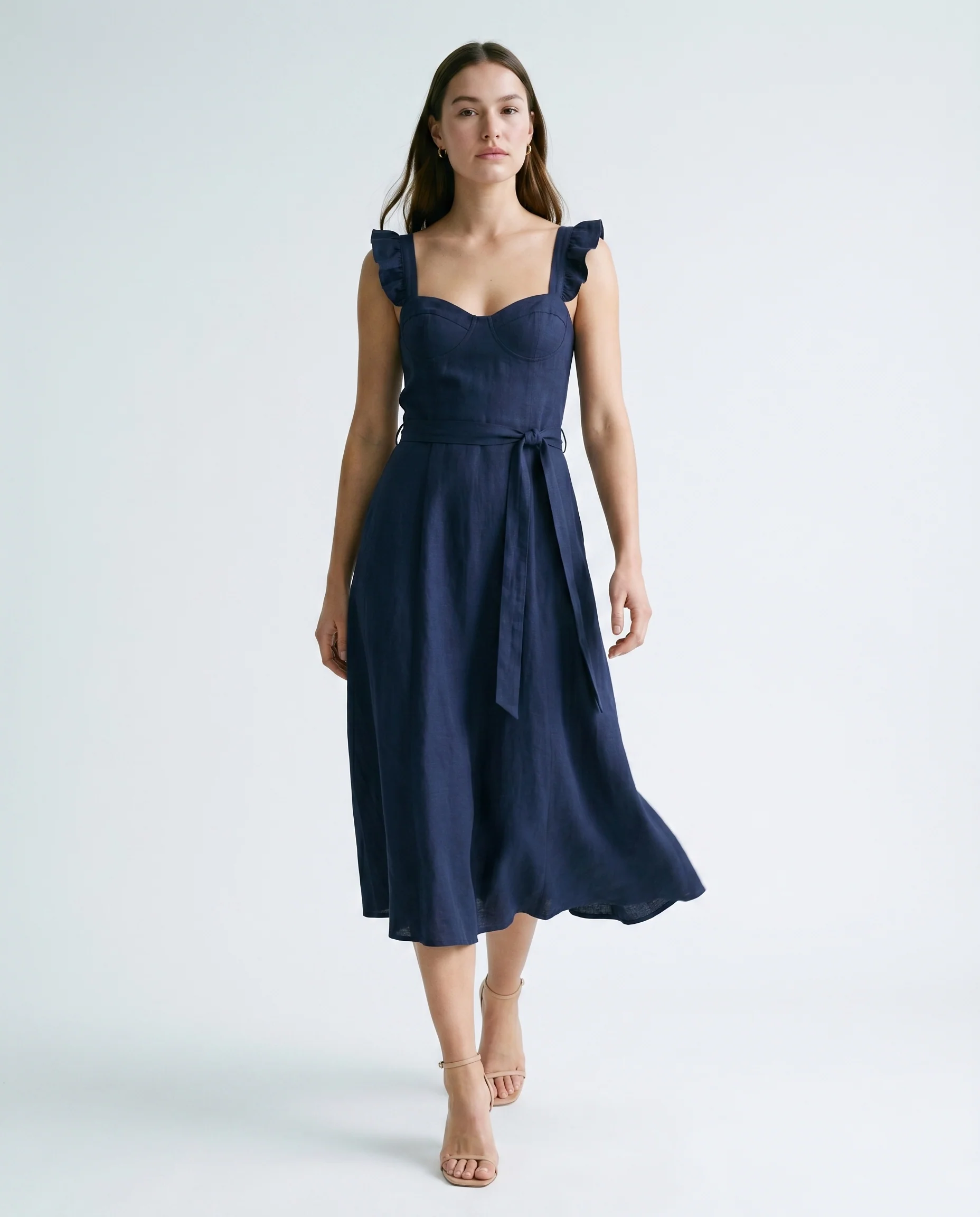 Corset Flutter Dress - Image 4