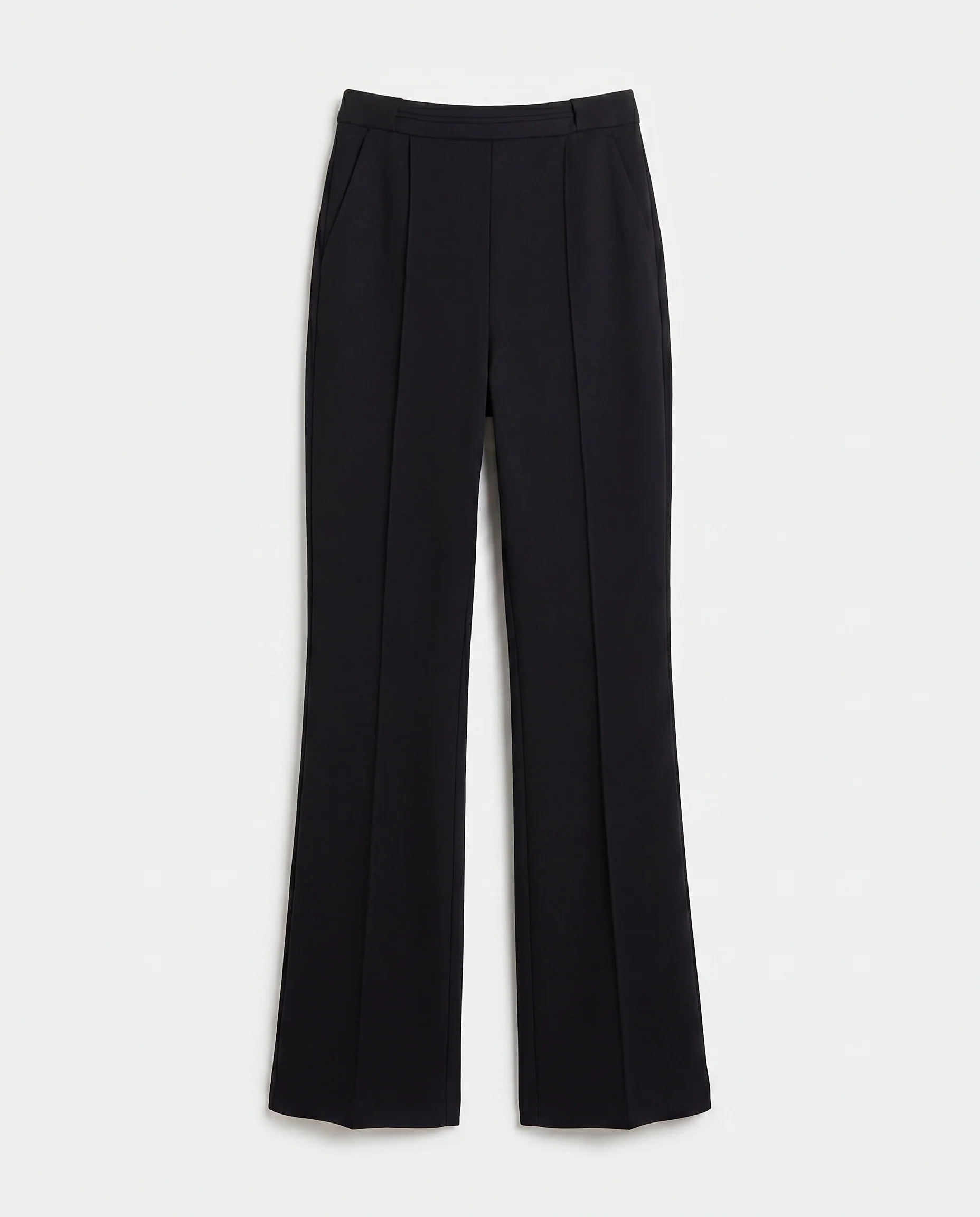 Cropped Flare Dress Pants - Image 4