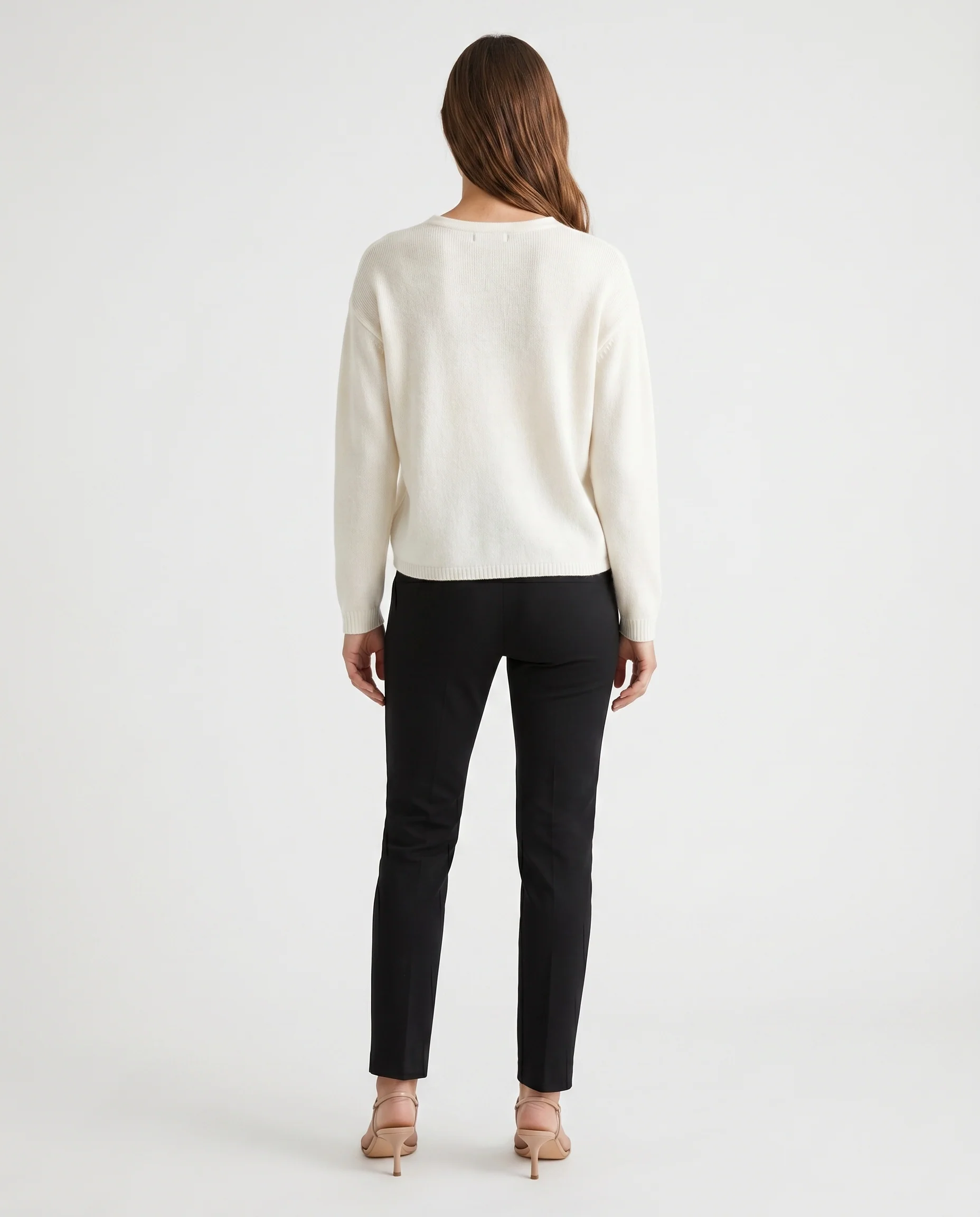 Cropped Lightweight Top Beige - Image 5