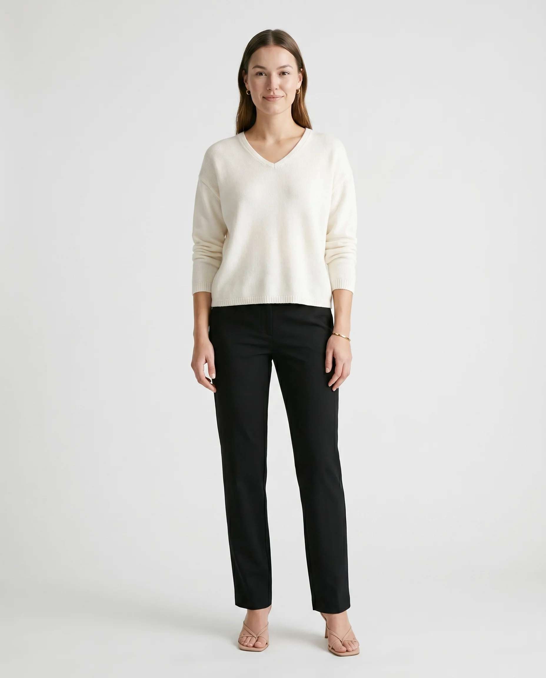 Cropped Lightweight Top Beige - Image 6
