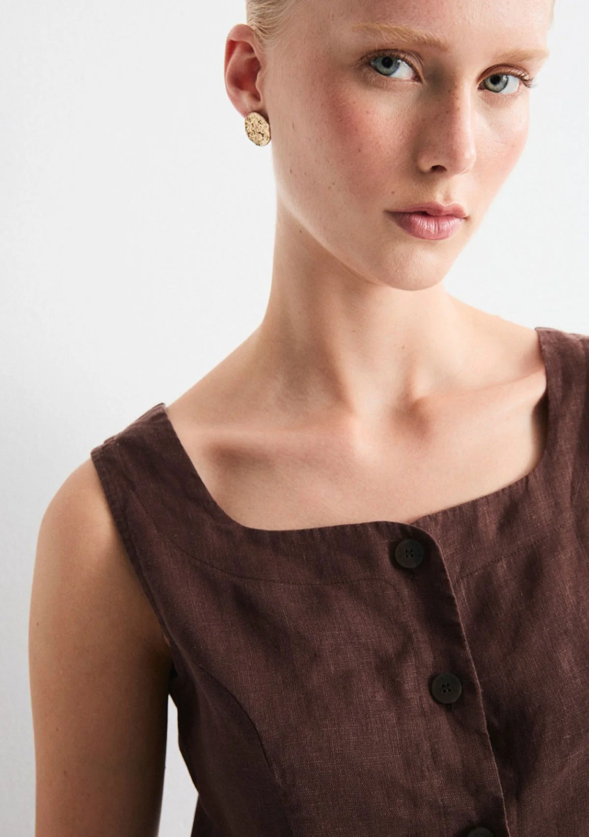 Cyra Top Brown - Image 4