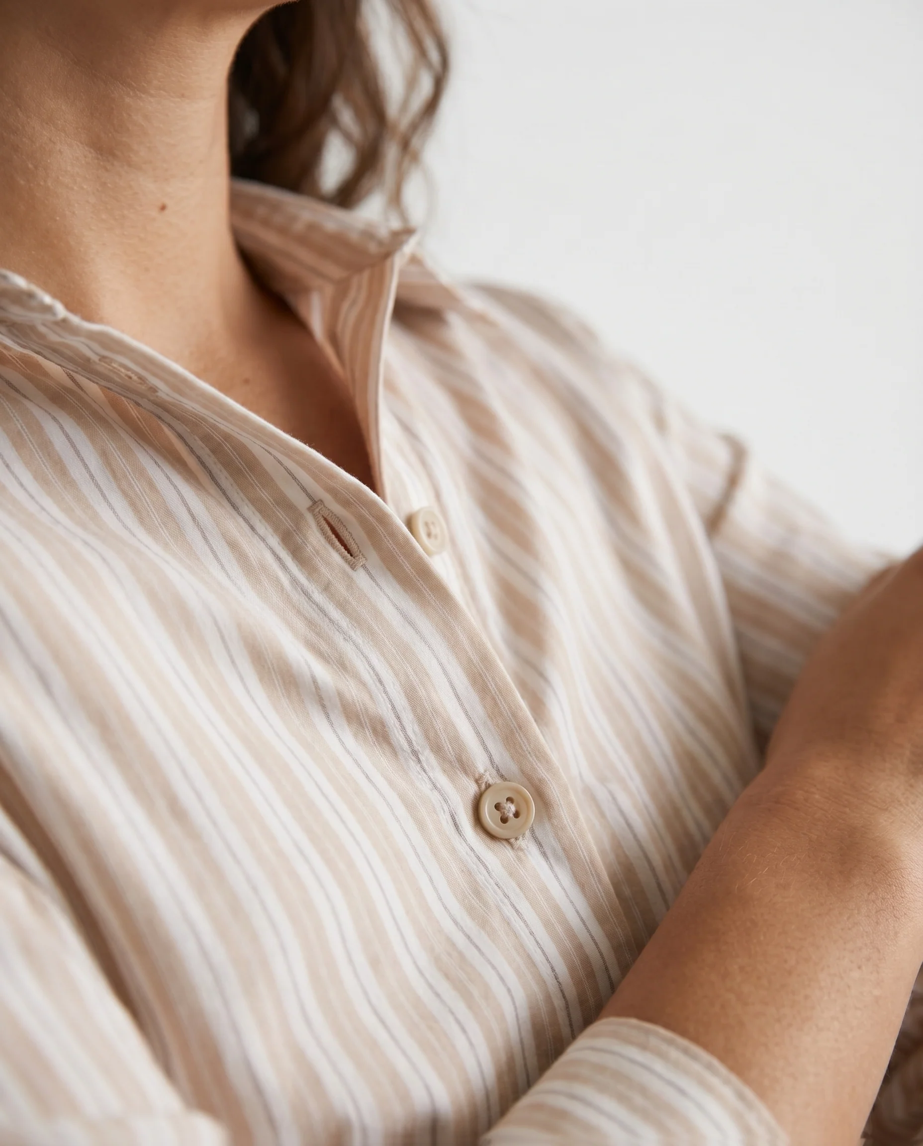 Desert Stripe Blouse Khaki Stripe - Image 7