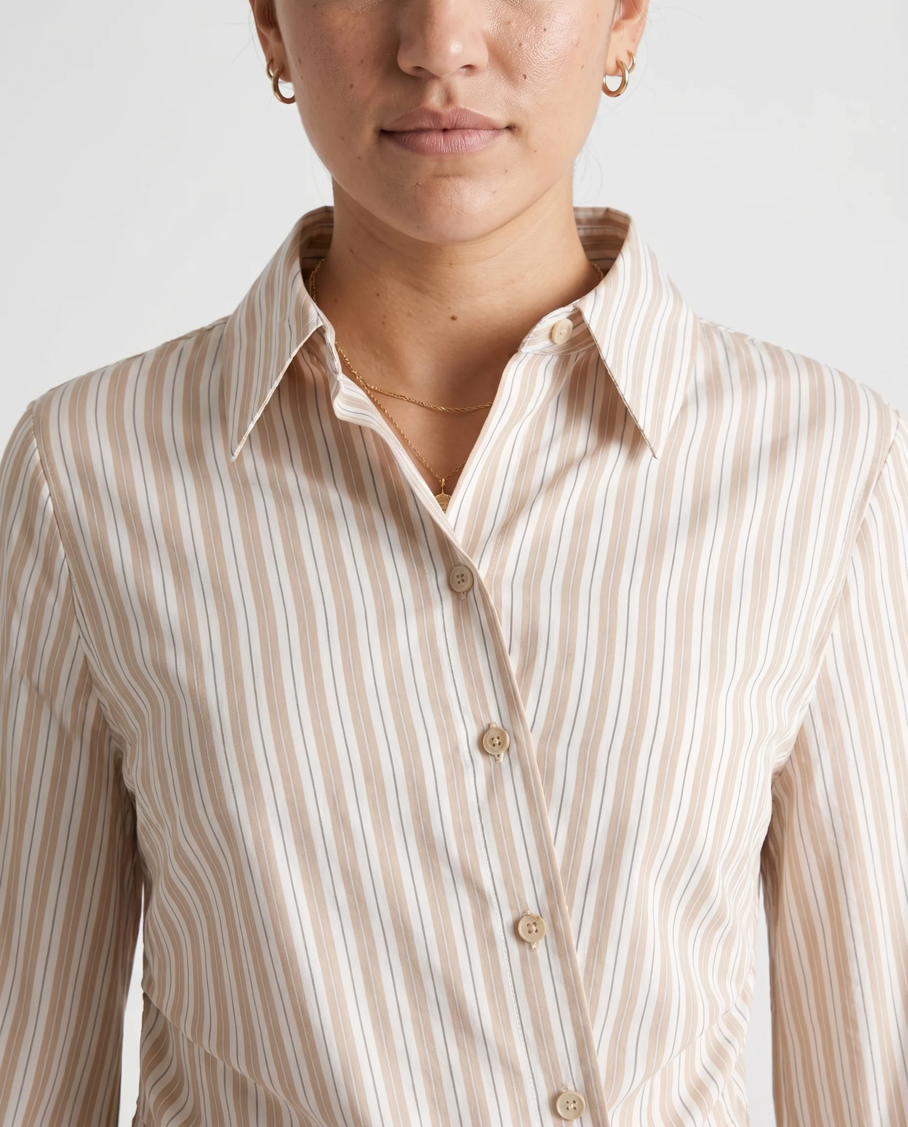 Desert Stripe Blouse Khaki Stripe - Image 8