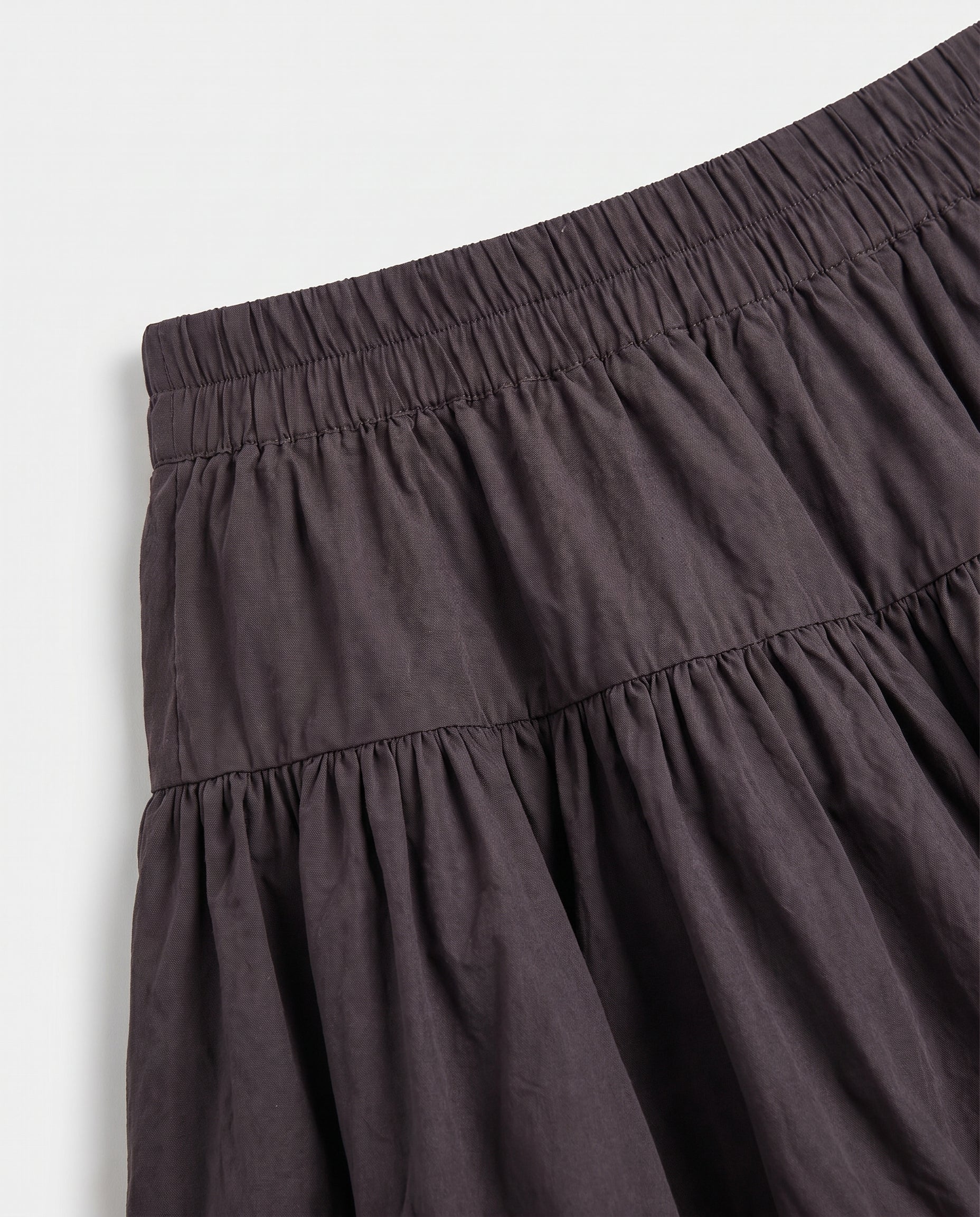 Drawstring Detail Mini Skirt Black - Image 4