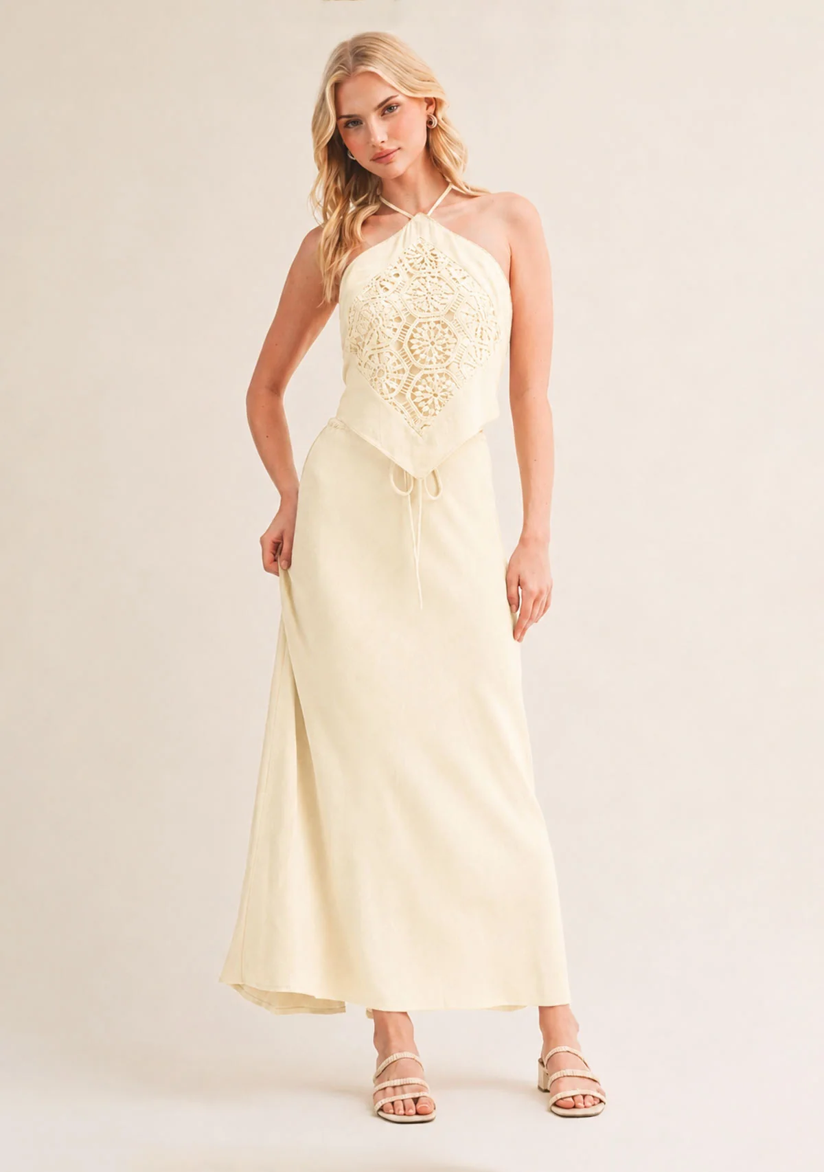 Drawstring Waist Skirt - Image 4