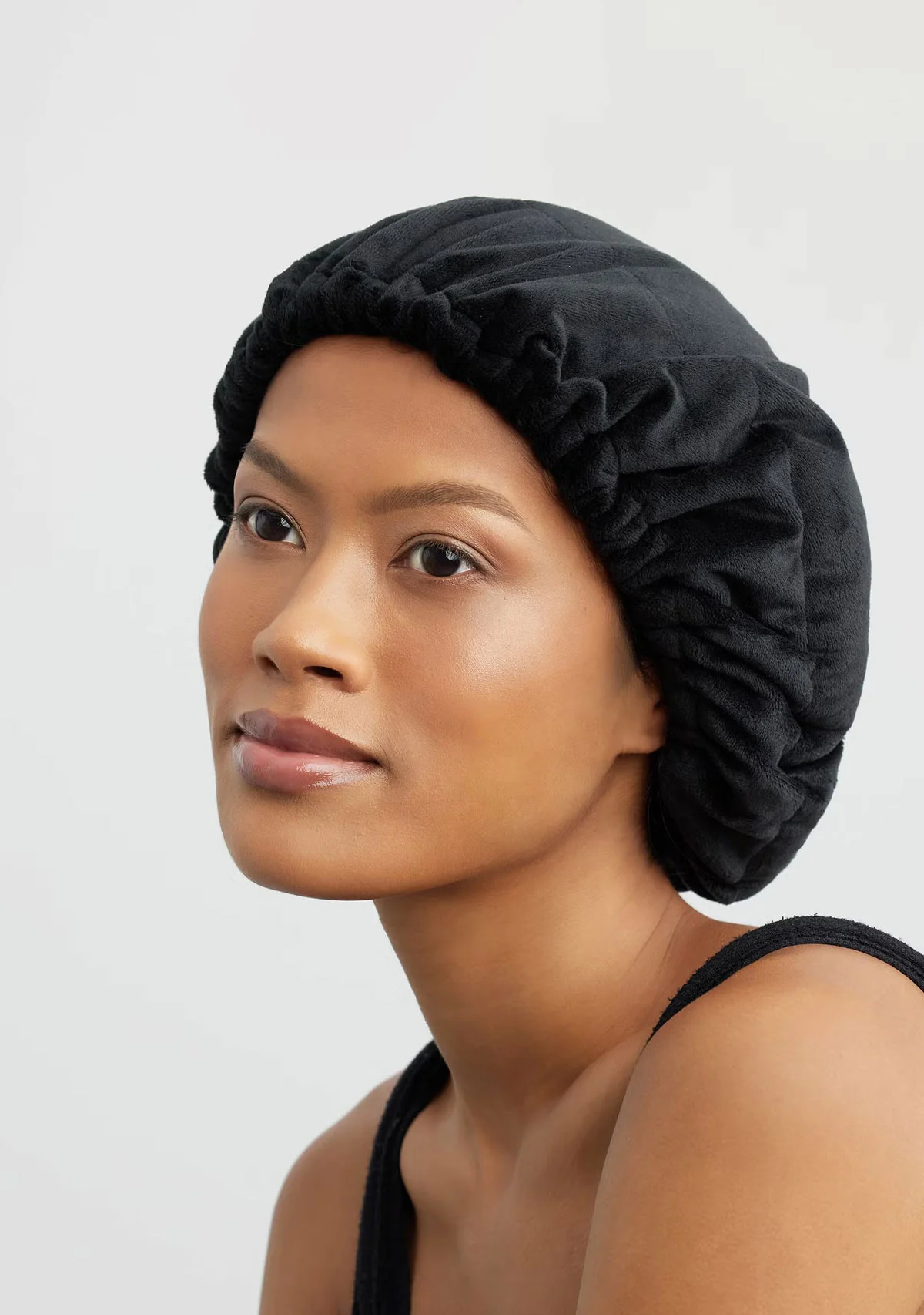 Eco Friendly Flaxseed Heat Cap Black - Image 2