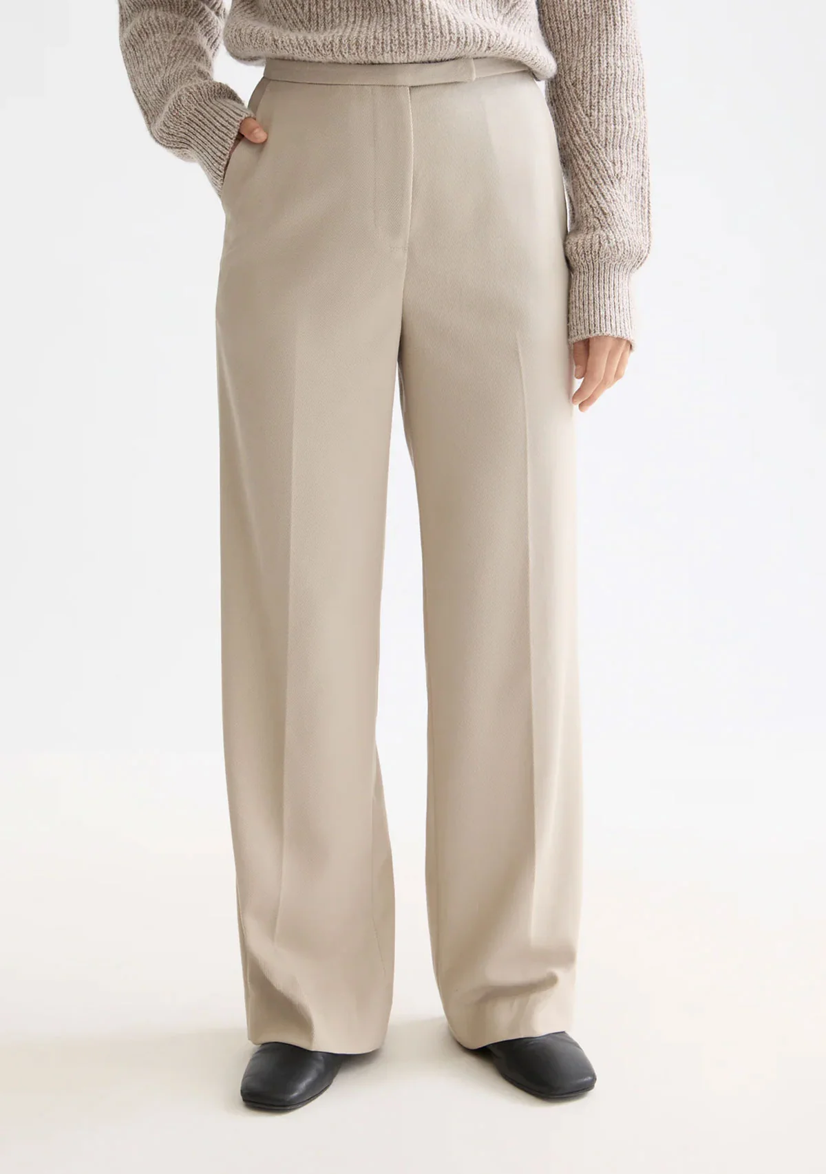 Edie - High Rise Wide Leg Gaba - Image 2