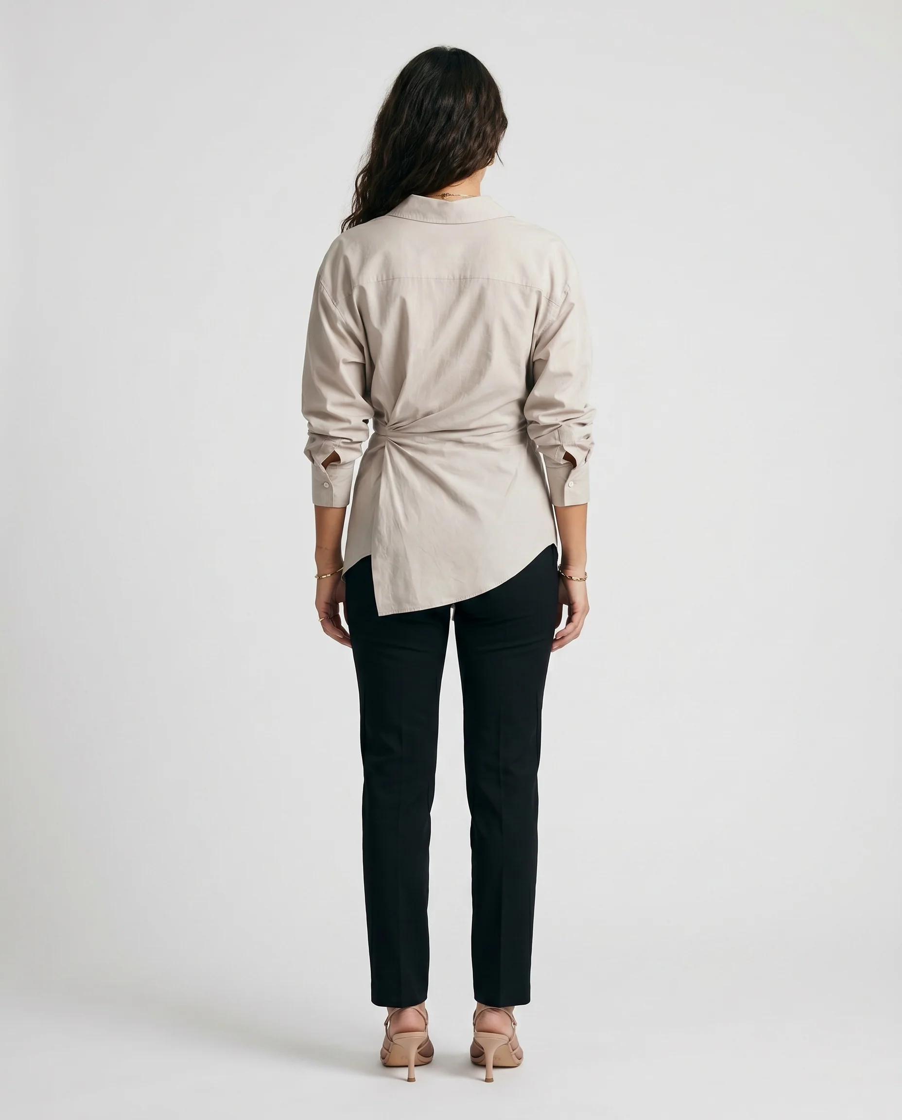 Effortless Button-Up Shirt Green - Image 2