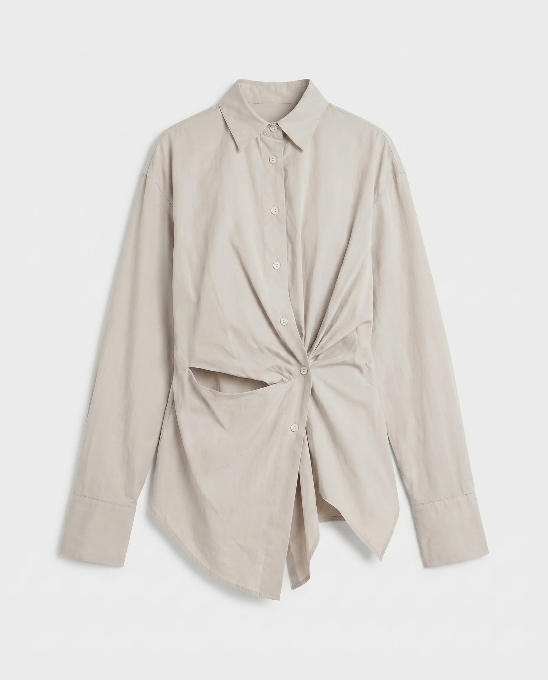 Effortless Button-Up Shirt Green - Image 6