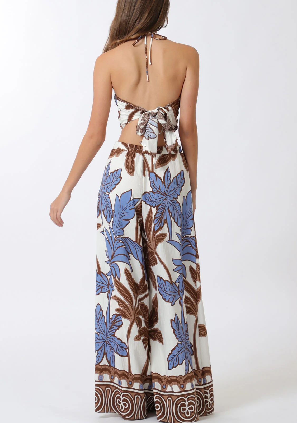 Elastic Smocked Halter Top - Image 5
