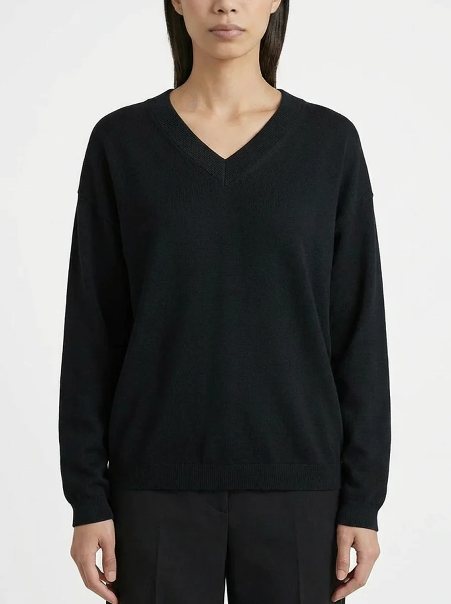 Elizabeth LS VNeck Sweater - Image 2