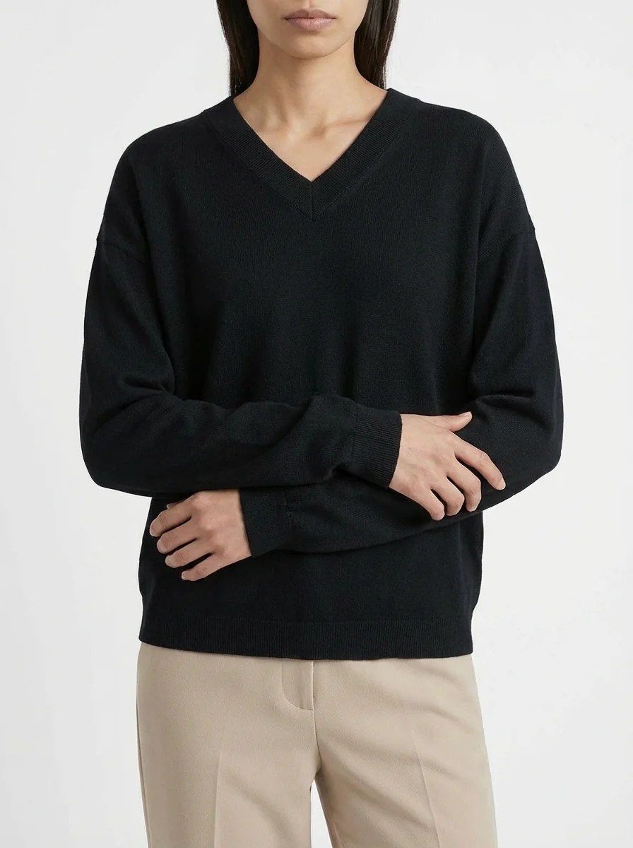 Elizabeth LS VNeck Sweater - Image 3
