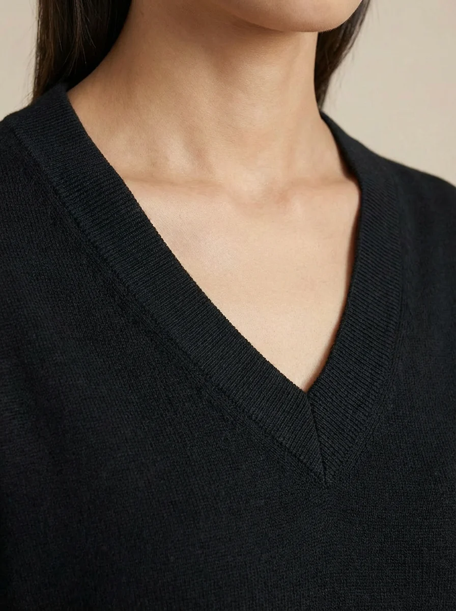 Elizabeth LS VNeck Sweater - Image 6