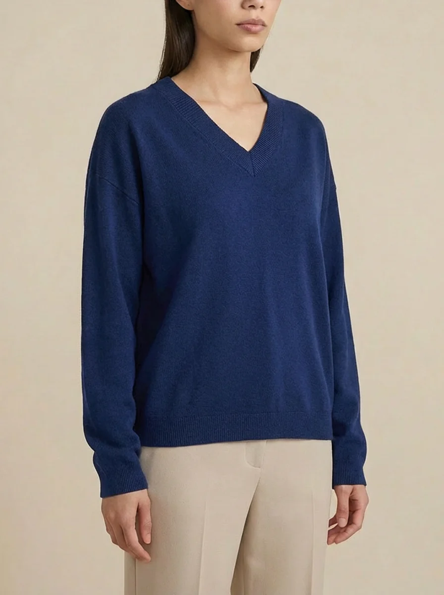 Elizabeth LS VNeck Sweater - Image 3