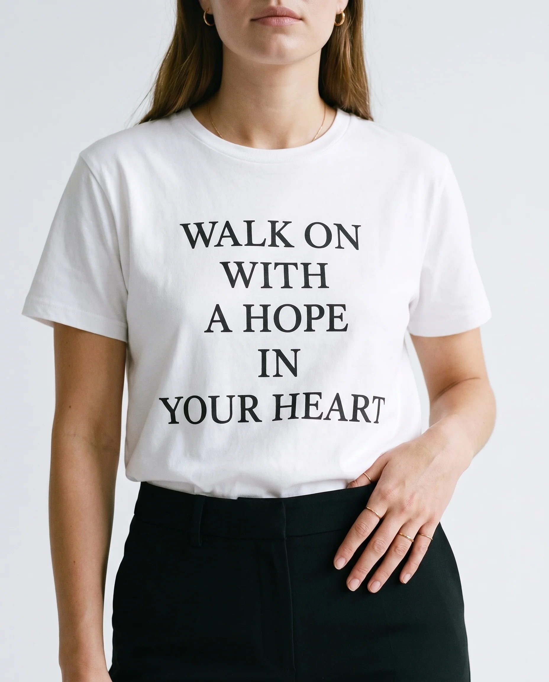 Graphic Relaxed Fit Tee White