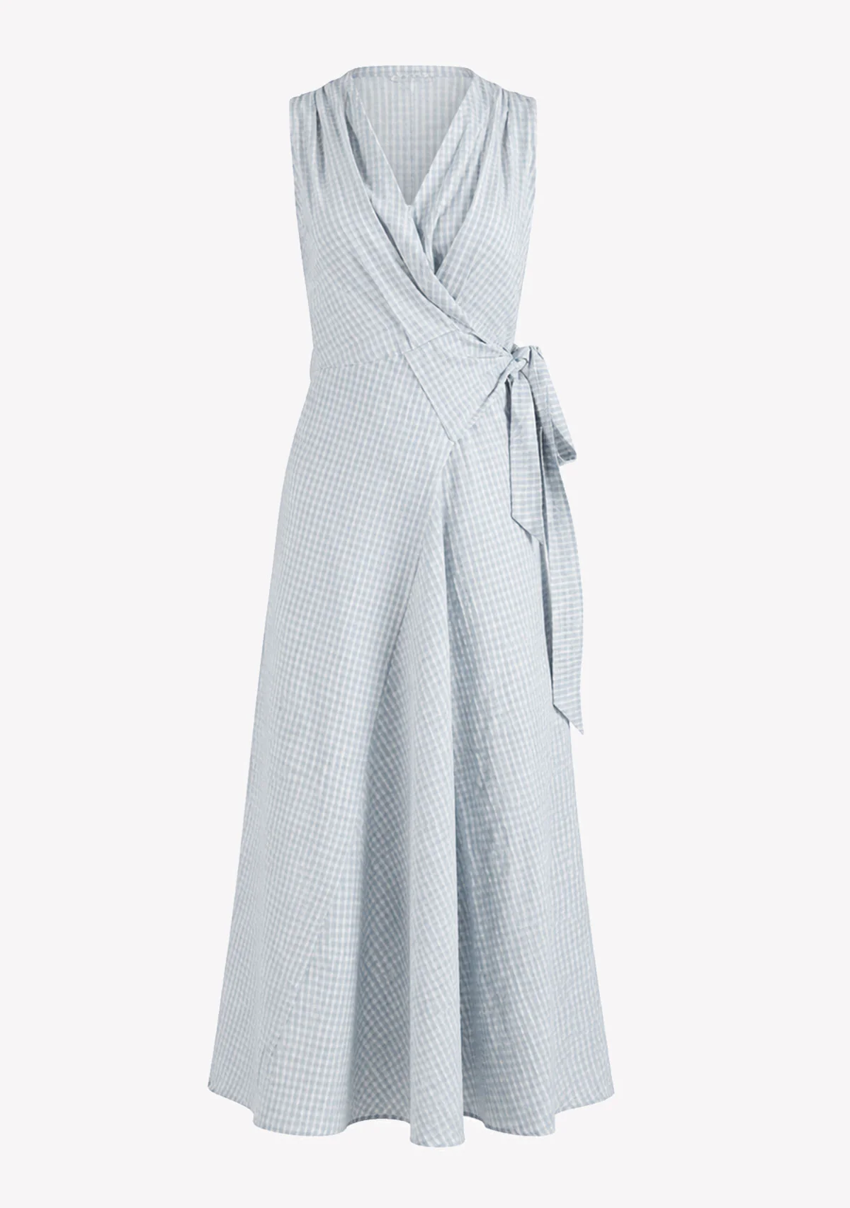 Green Gingham Maxi Dress Green Check