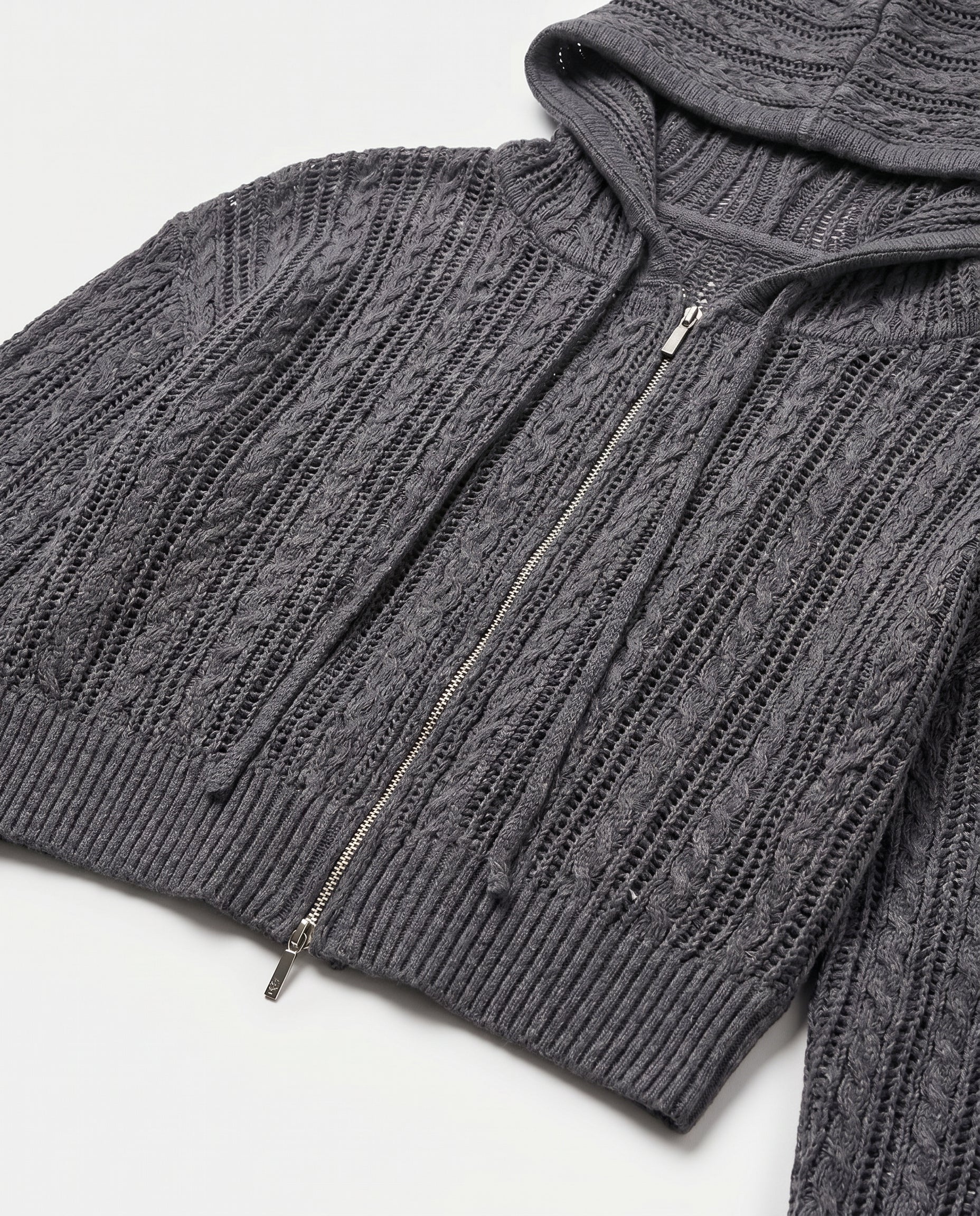 Hooded Zip Top Black - Image 4