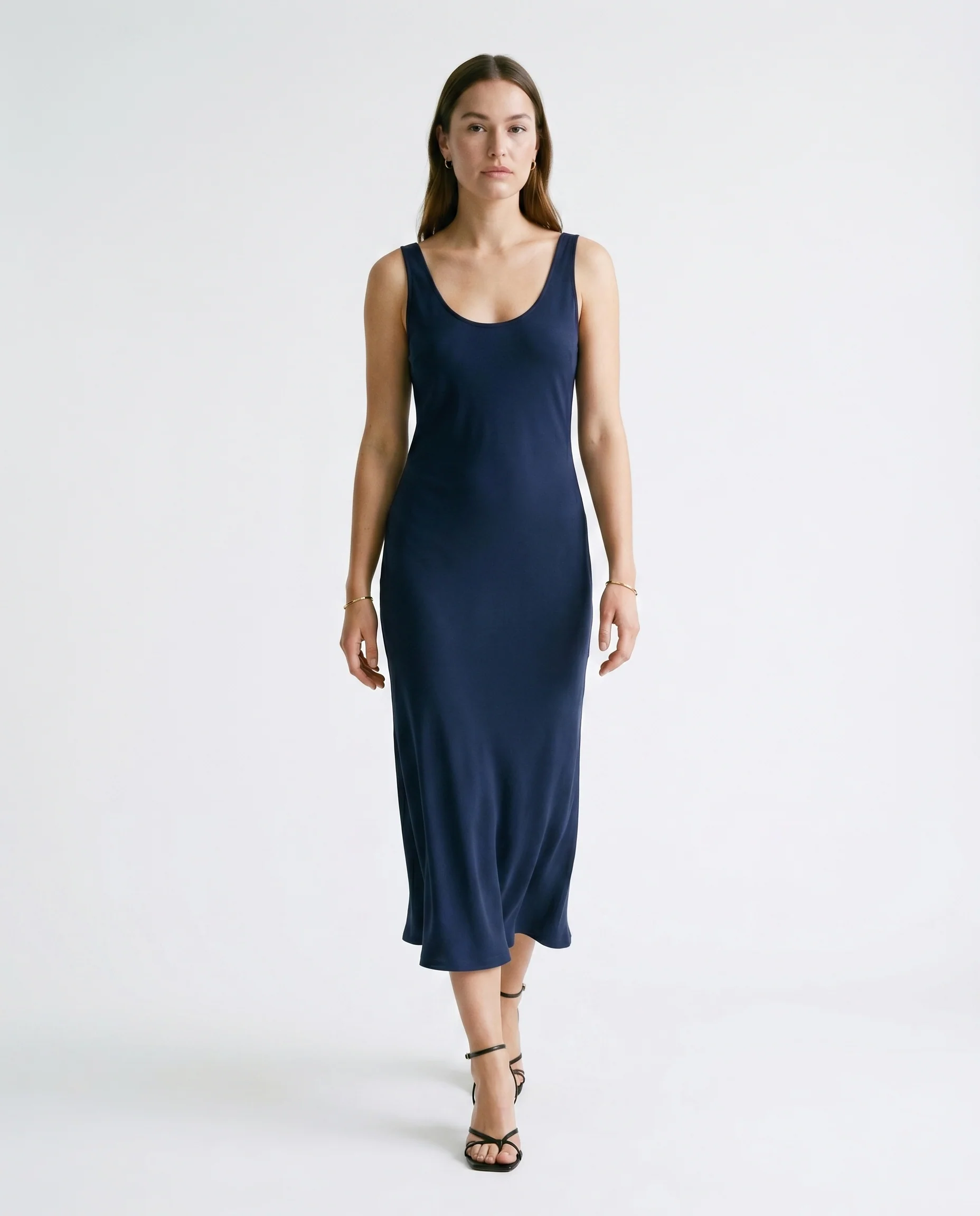 Jacqueline Dress Washed Navy - Image 4