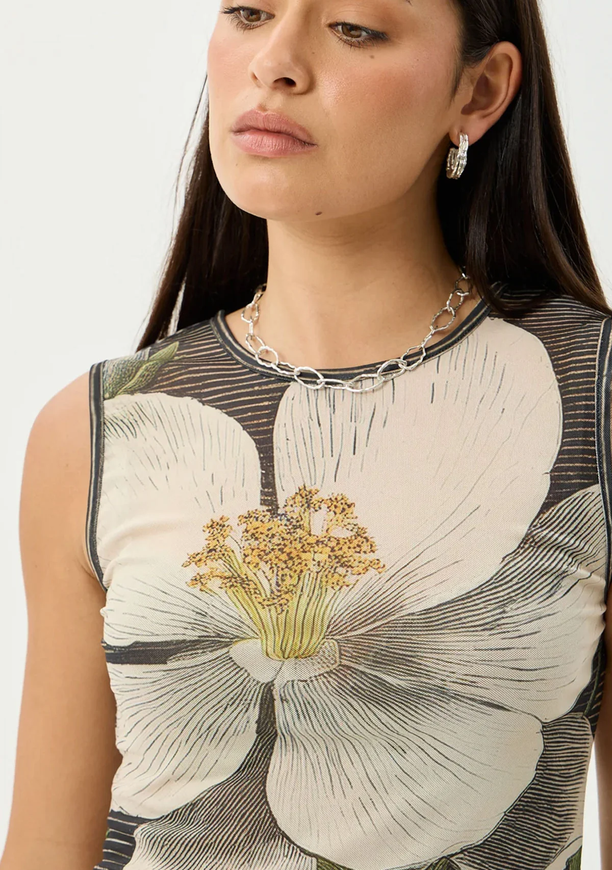 Jasmine Recycled Sheer Tank Multi - Image 4