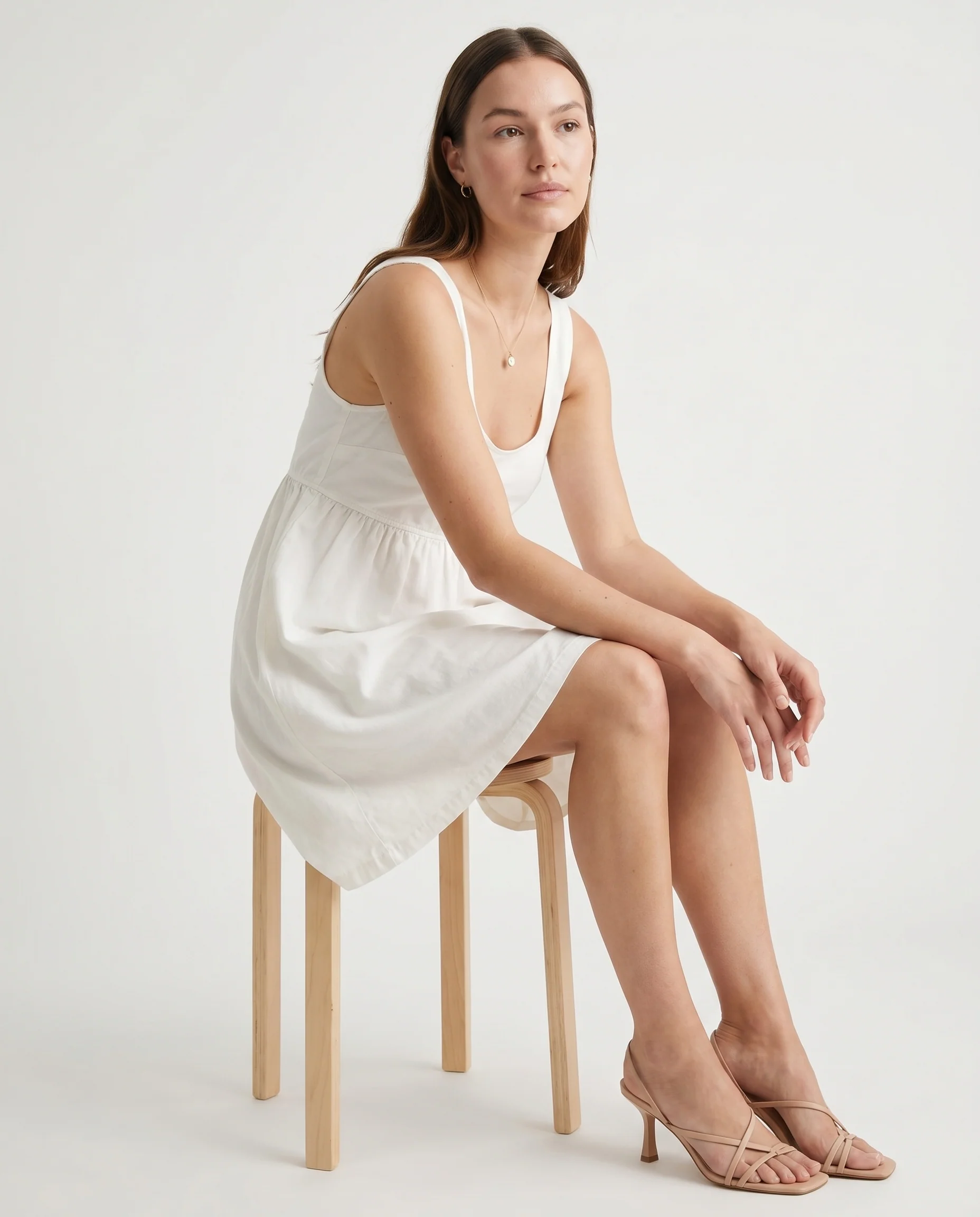 Jesse - Mini Dress White - Image 2