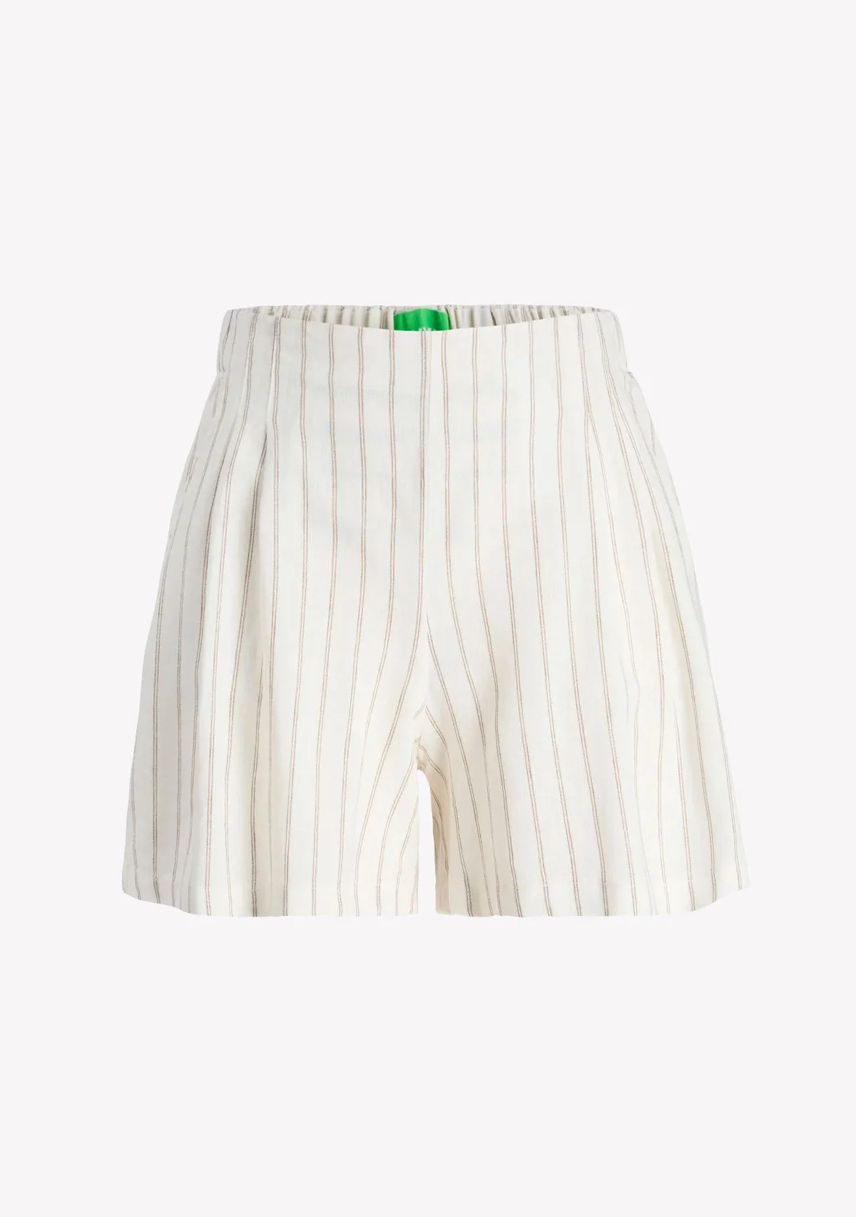 Jx almira Linen Blend Shorts Blanc de Blanc Silver Mink