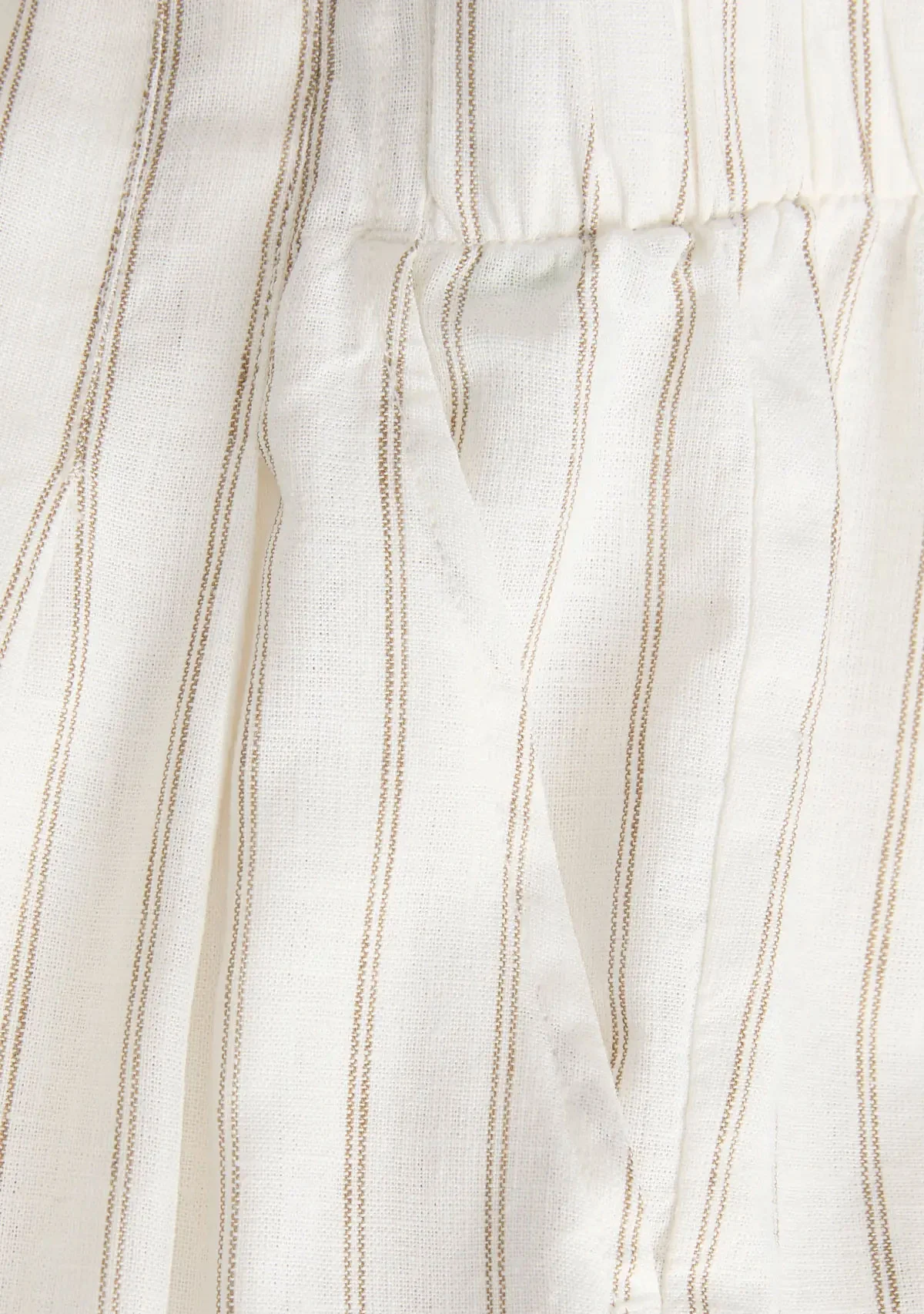 Jx almira Linen Blend Shorts Blanc de Blanc Silver Mink - Image 5