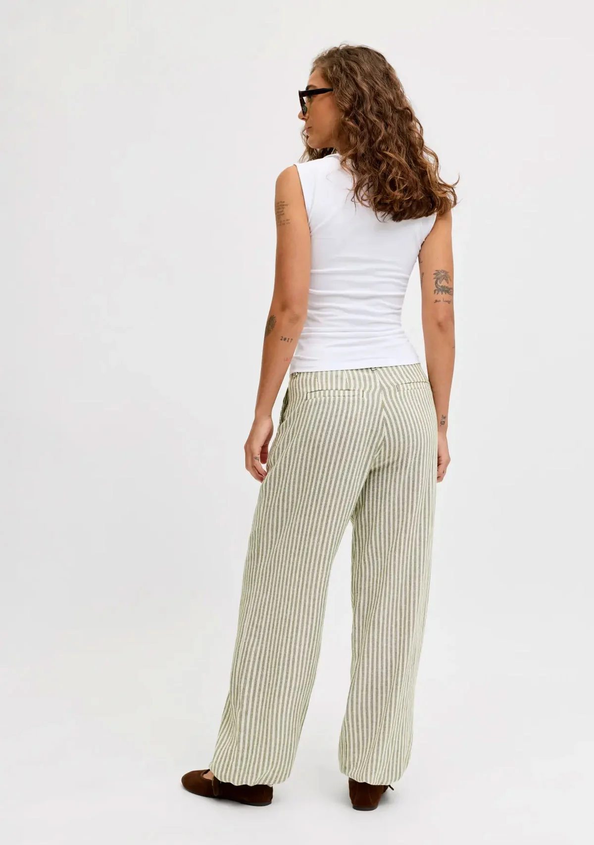Jxemily Raya Mw Pant Pnt 32" Olive Branch - Image 4