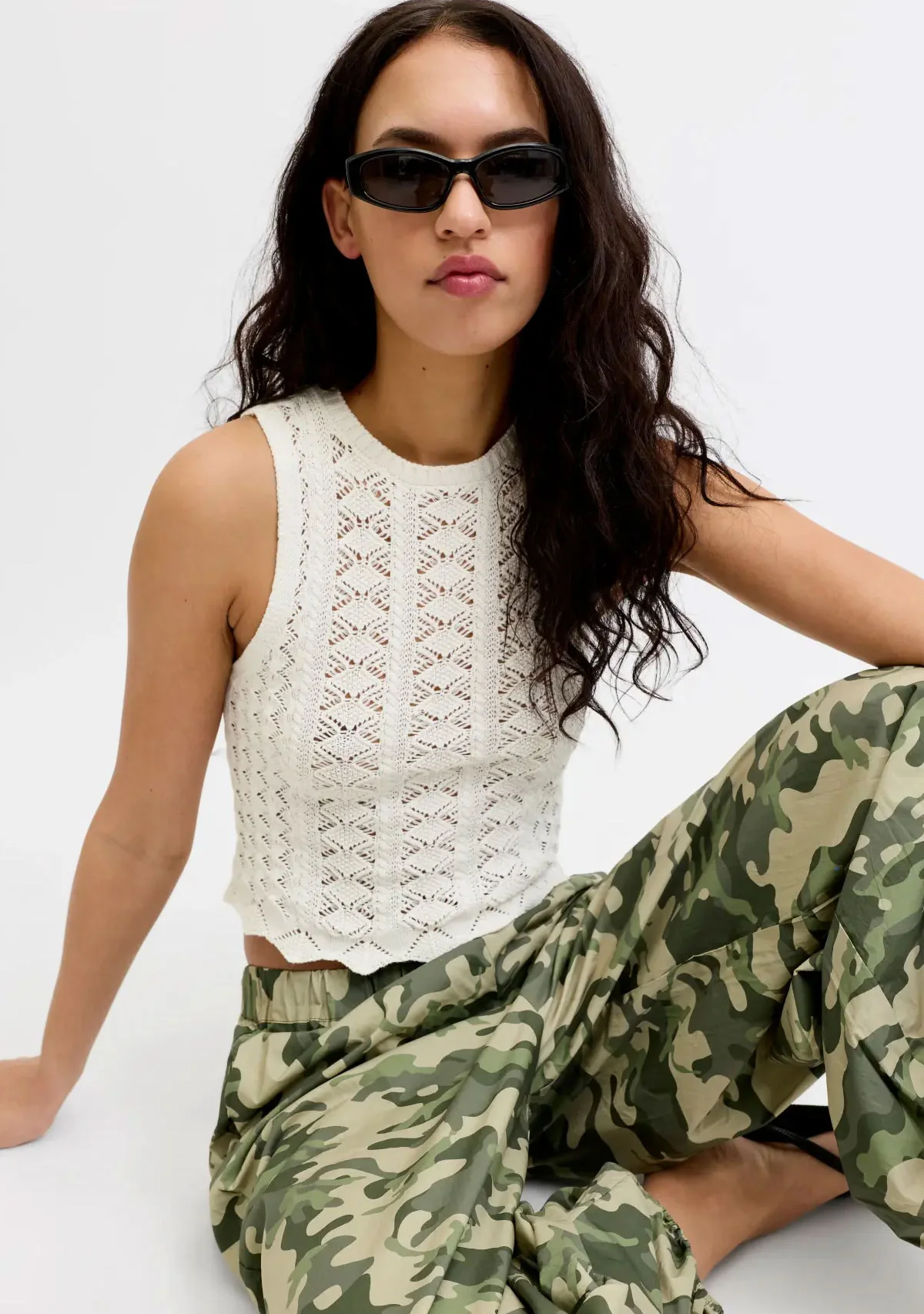 JXZURI TOP KNIT Cloud Dancer - Image 2