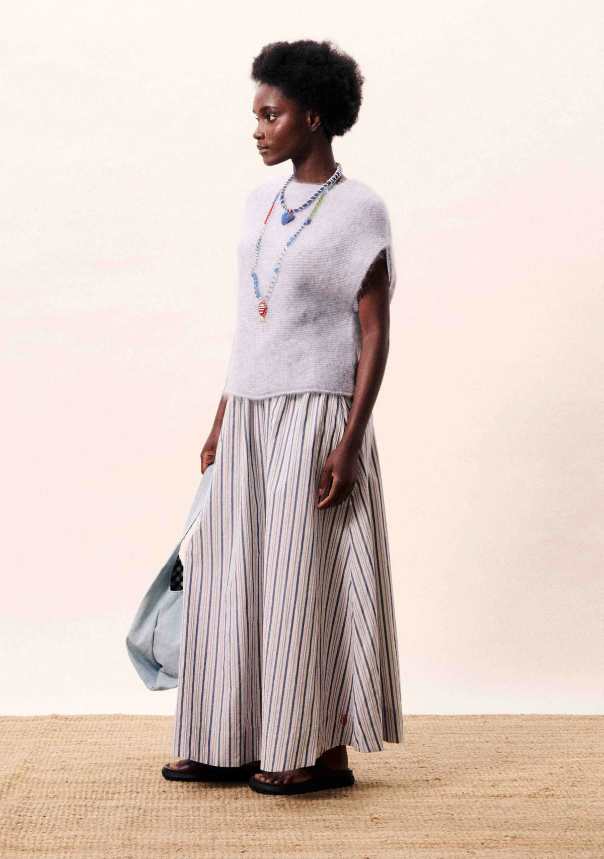 Kailini Skirt Bleu Jean - Image 3