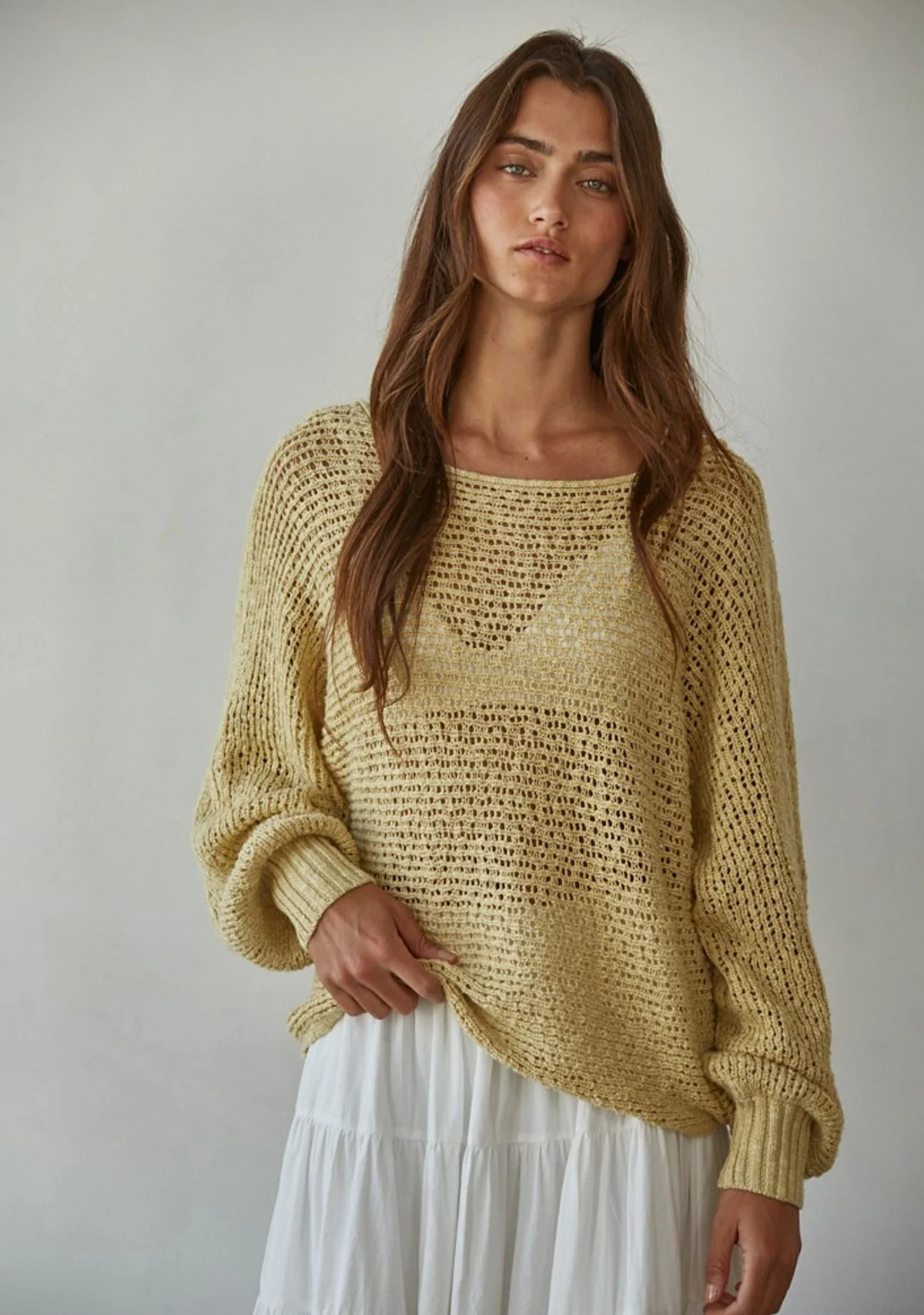 Laurel Canyon Pullover Dusty Lemon - Image 2