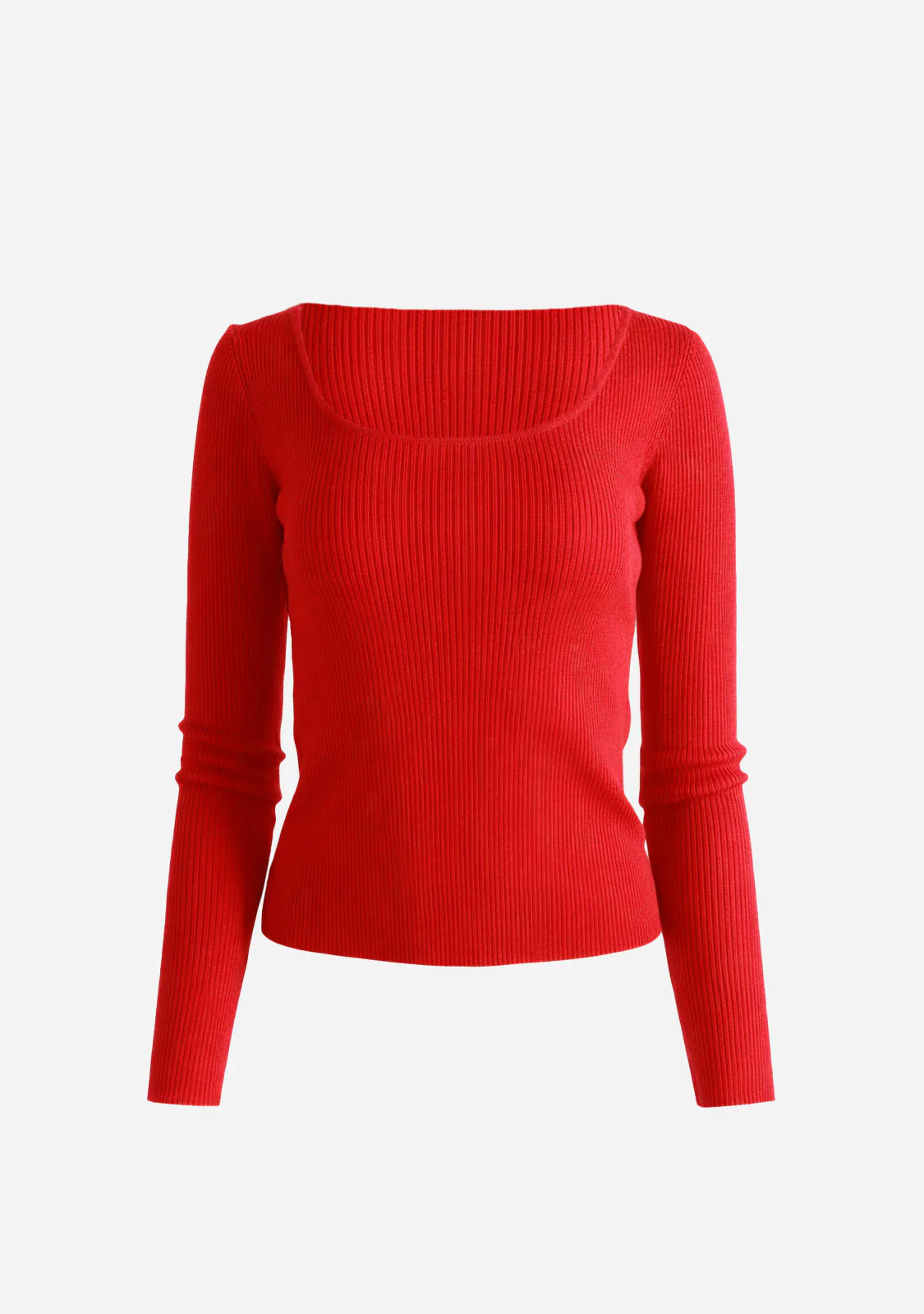 Layered Turtleneck Knit Pullover - Image 2