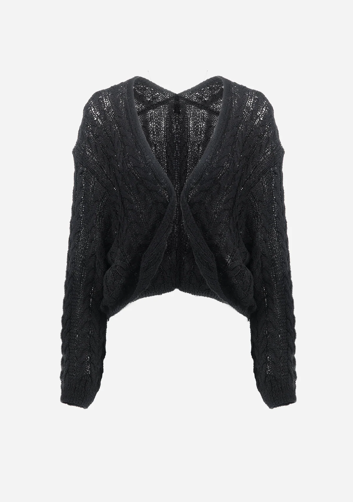 Light Weight Cable Knitted Cardigan