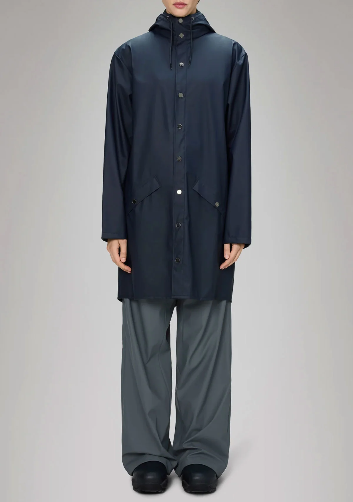 Long Jacket W3 Navy - Image 2