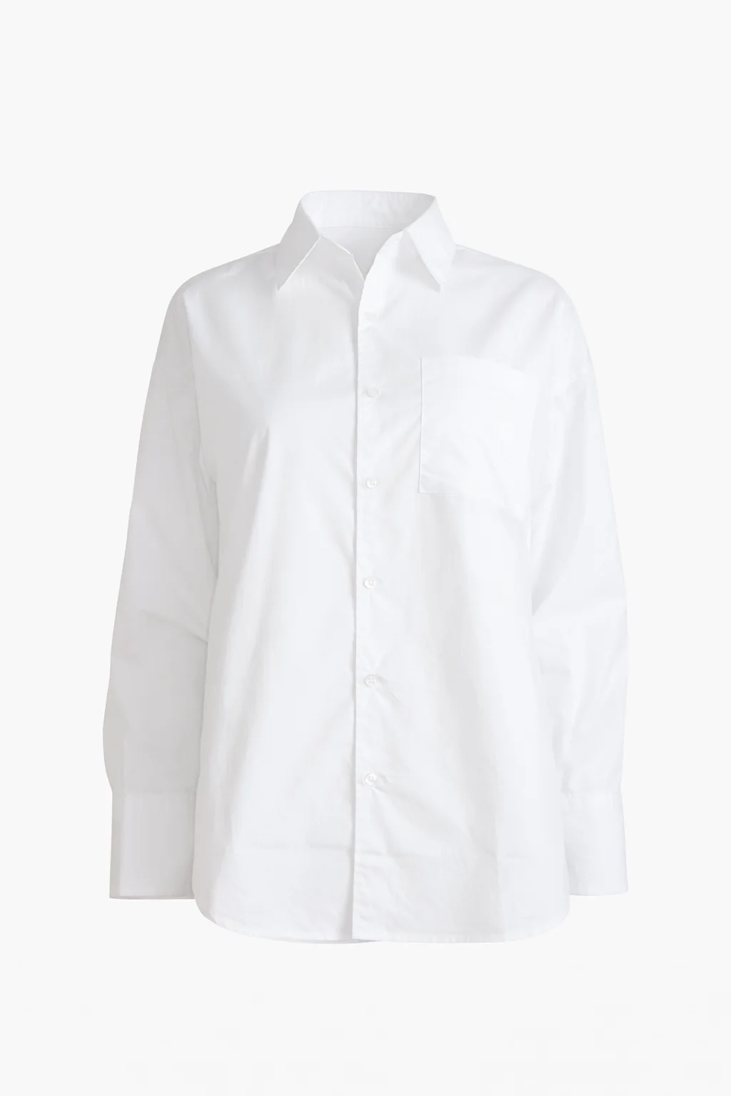 Ls Oversized Organic Poplin Shirt - Image 4