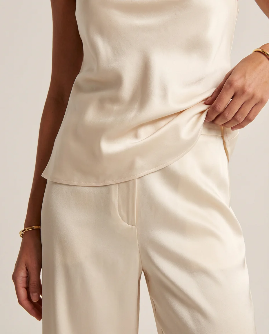 Mari Satin Tank Cream - Image 6