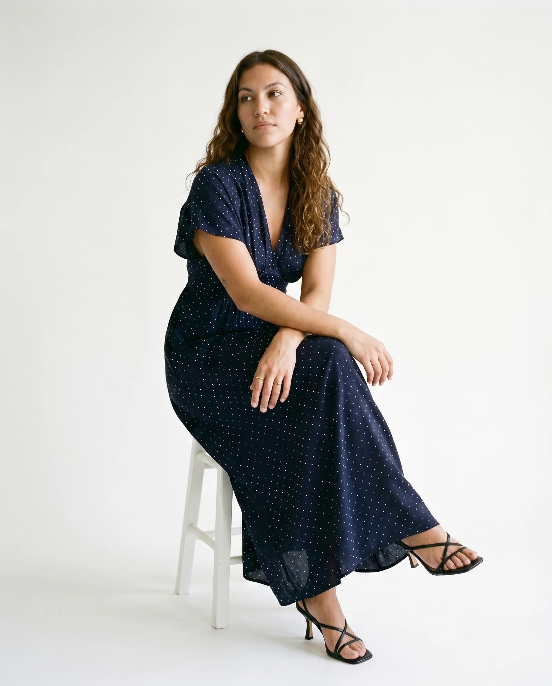 Maxi Dress Navy Blue - Image 6