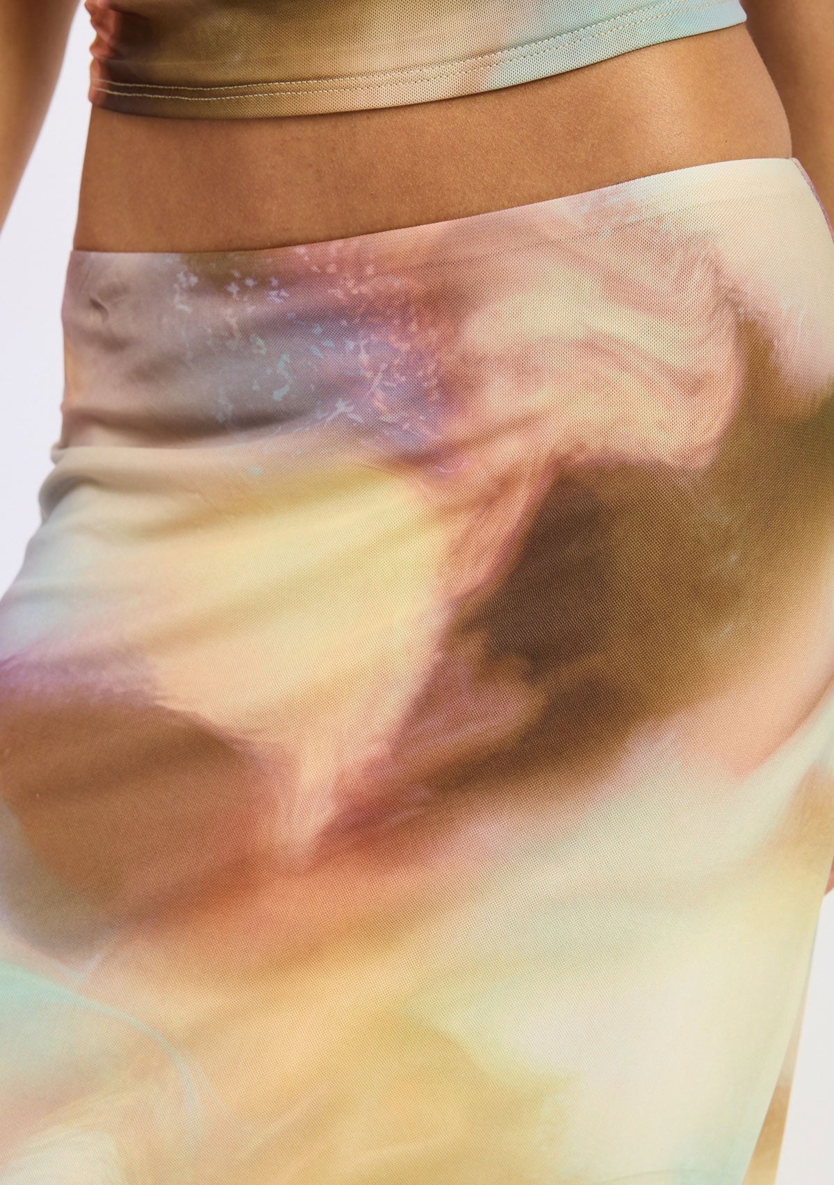 Maxi Mesh Skirt Multi - Image 4
