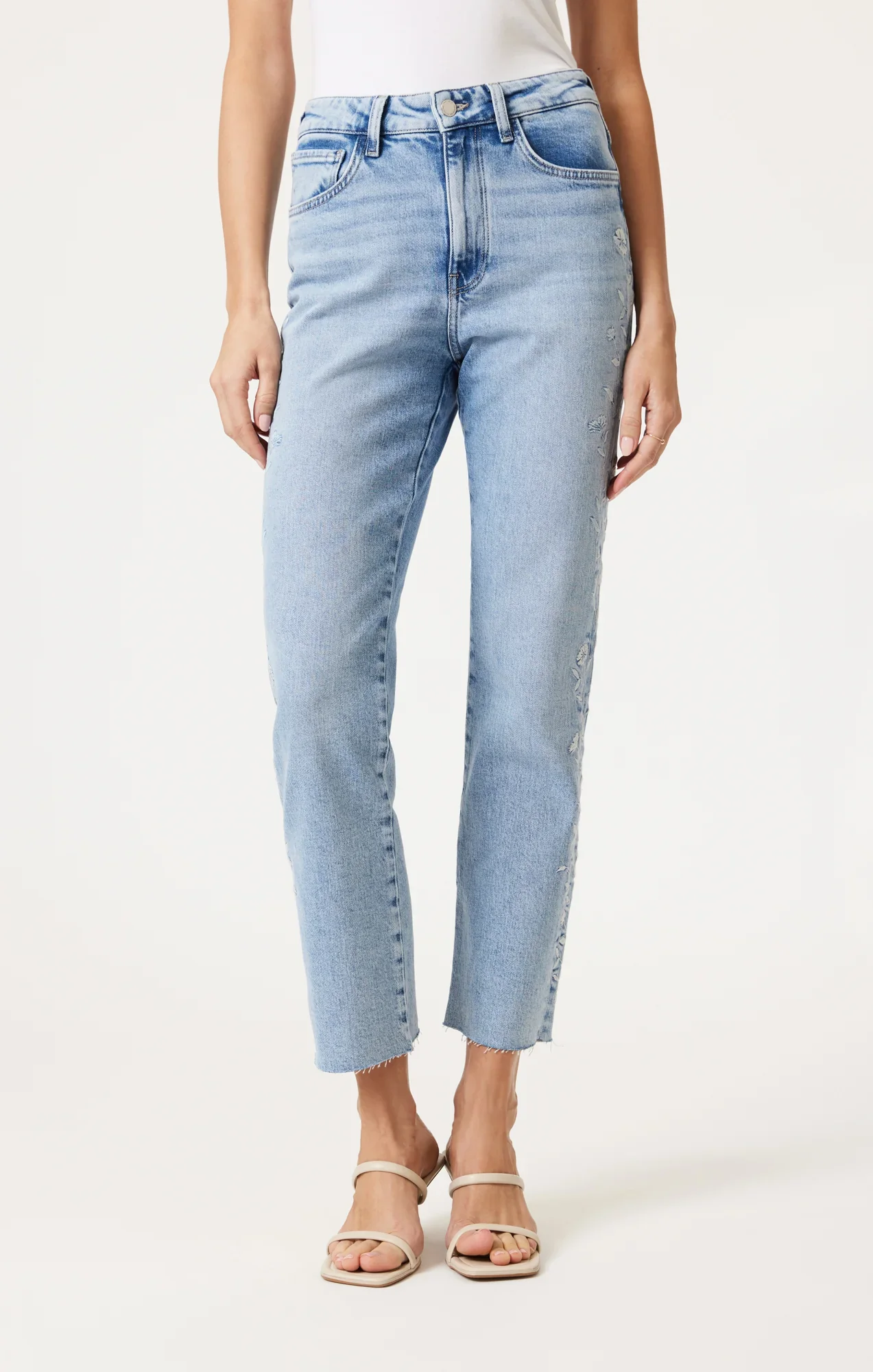 New York Lt Blue Bloom Denim - Image 2