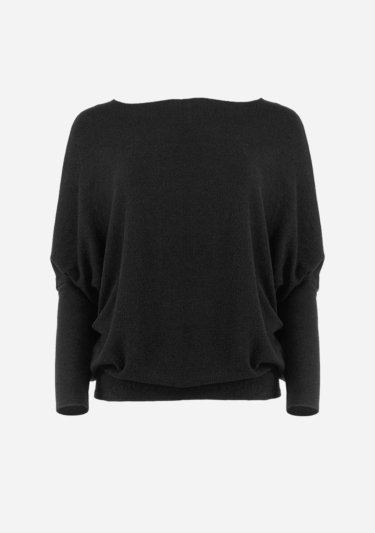 Off Shoulder Dolman Slv Tunic Black - Image 5