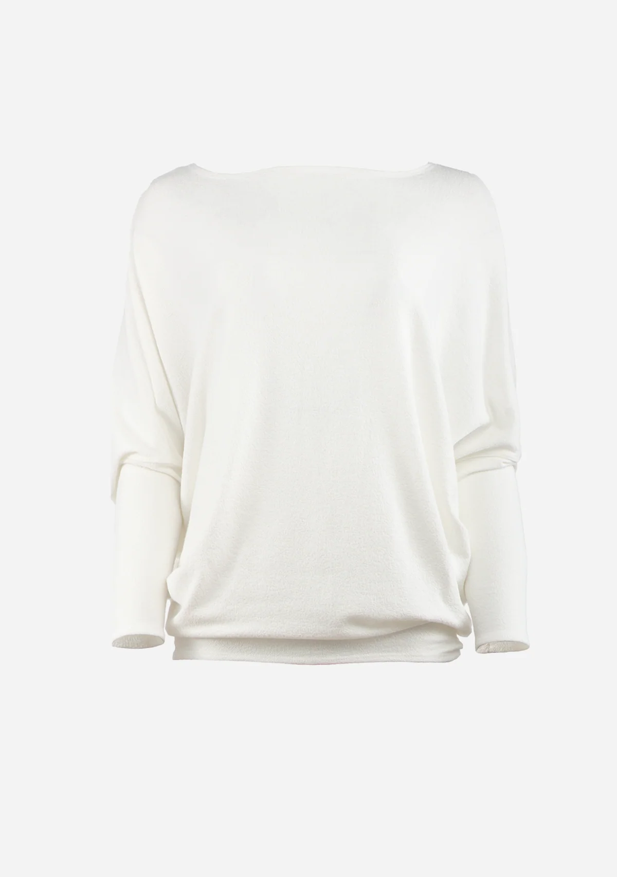 Off Shoulder Dolman Slv Tunic Ivory - Image 5