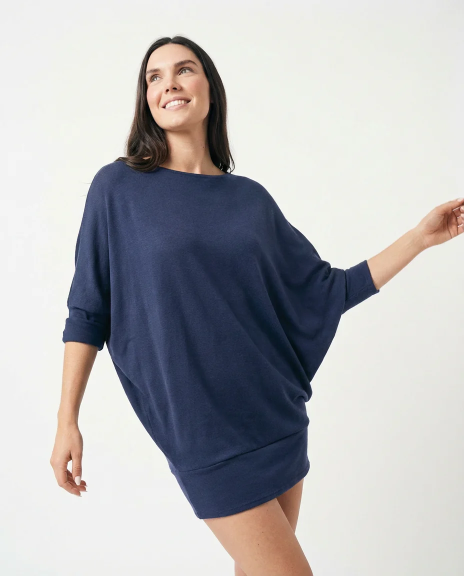 Off Shoulder Dolman Slv Tunic - Image 2