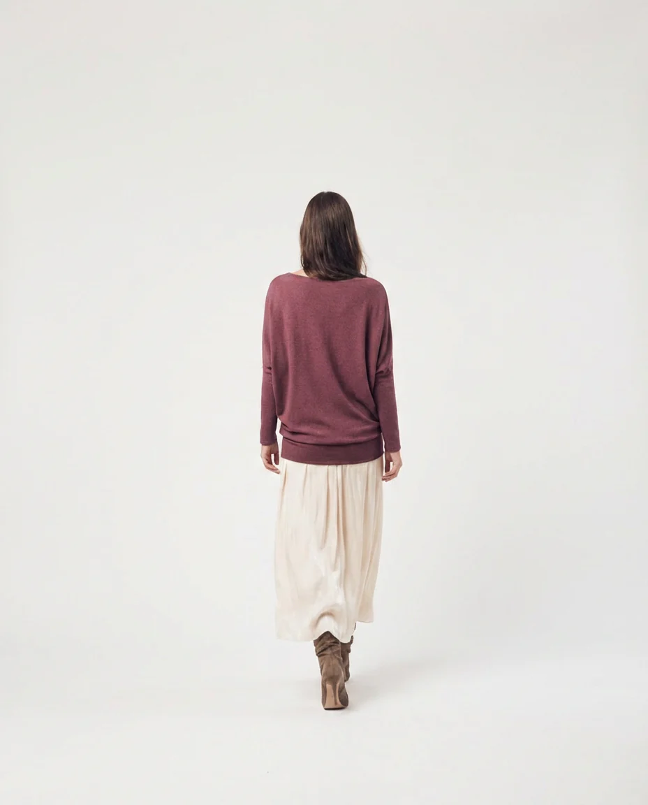 Off Shoulder Dolman Slv Tunic - Image 5